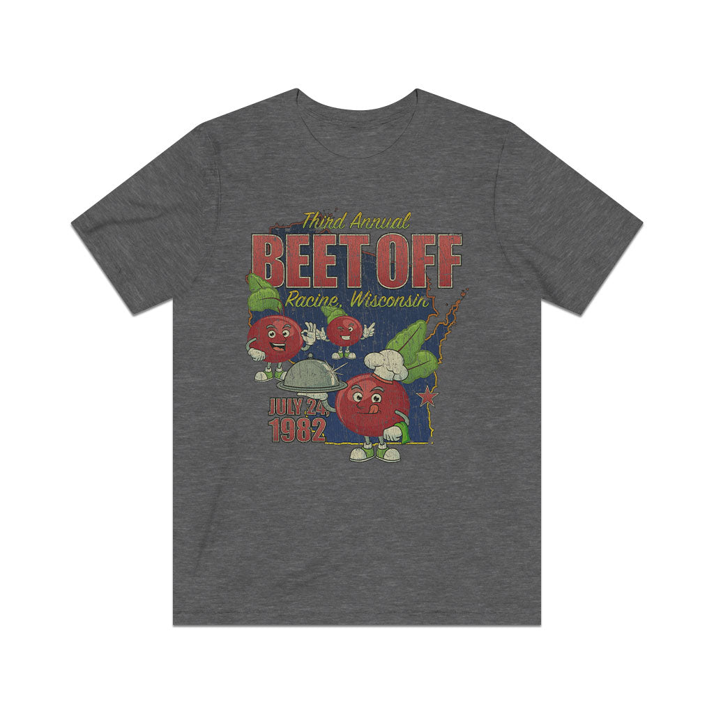 Wisconsin Beet Off 1982 Vintage Men's T-Shirt