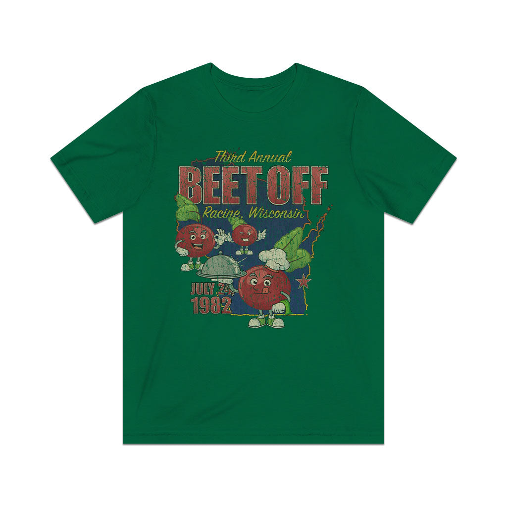 Wisconsin Beet Off 1982 Vintage Men's T-Shirt
