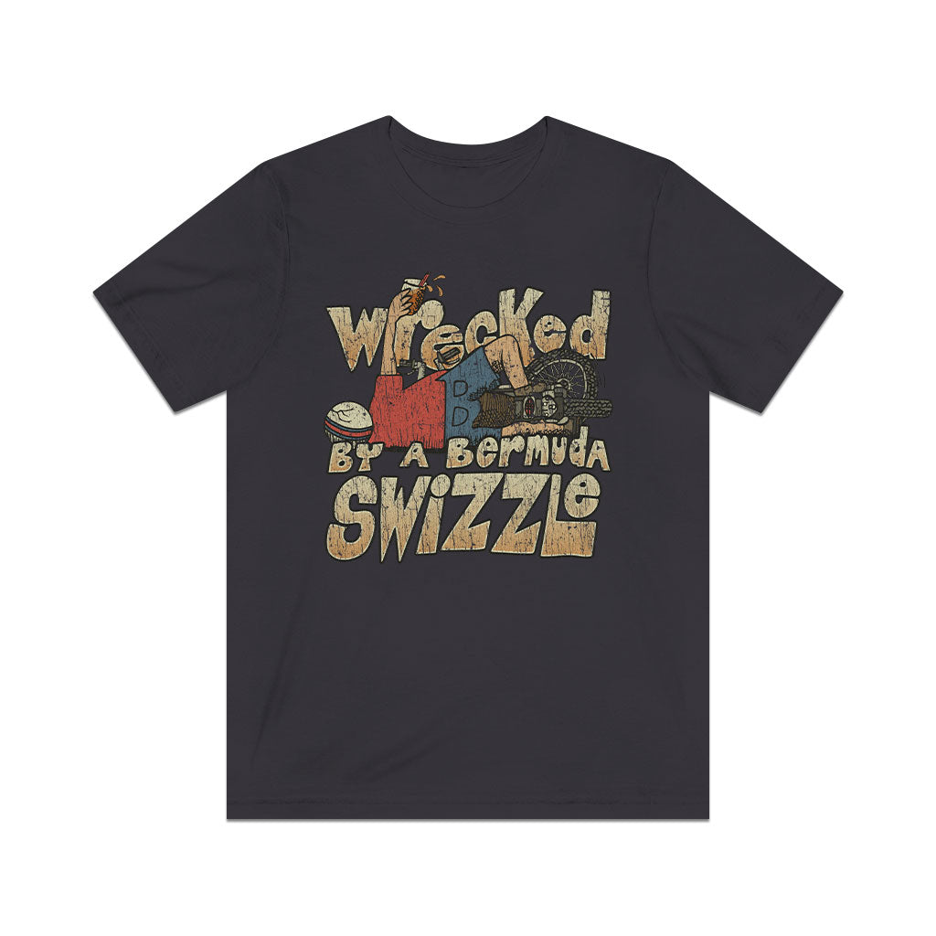 Wrecked by a Bermuda Swizzle 1983 Vintage Men's T-Shirt
