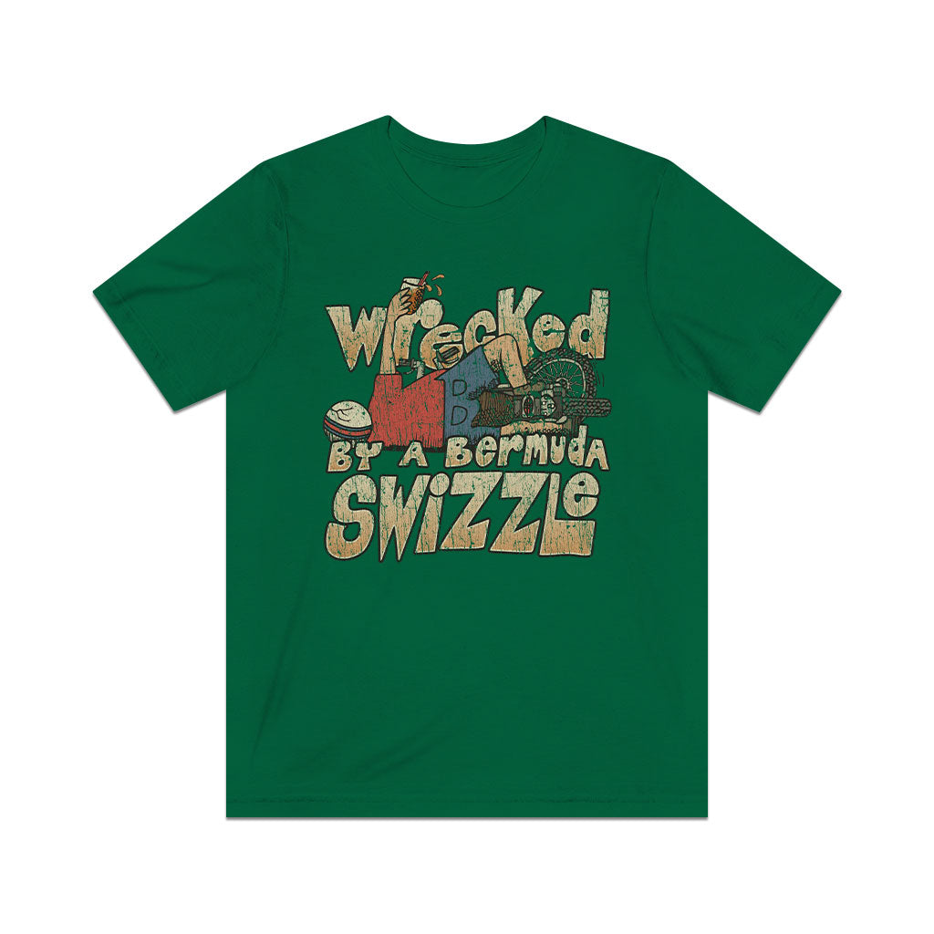 Wrecked by a Bermuda Swizzle 1983 Vintage Men's T-Shirt