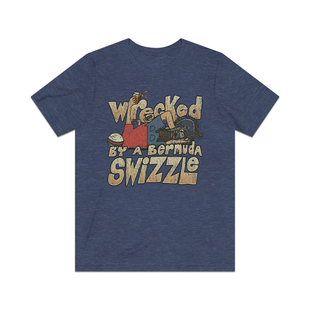 Wrecked by a Bermuda Swizzle 1983 Vintage Men's T-Shirt