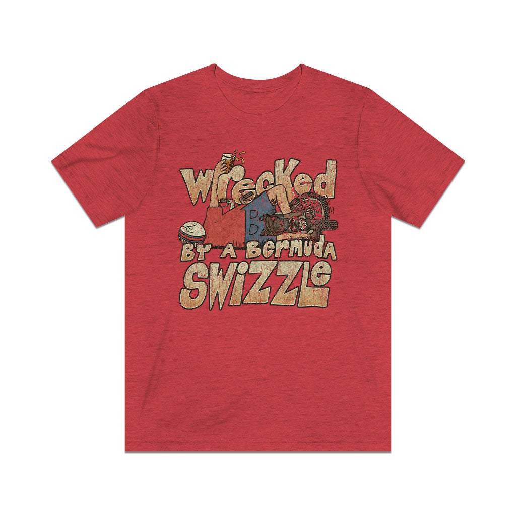 Wrecked by a Bermuda Swizzle 1983 Vintage Men's T-Shirt