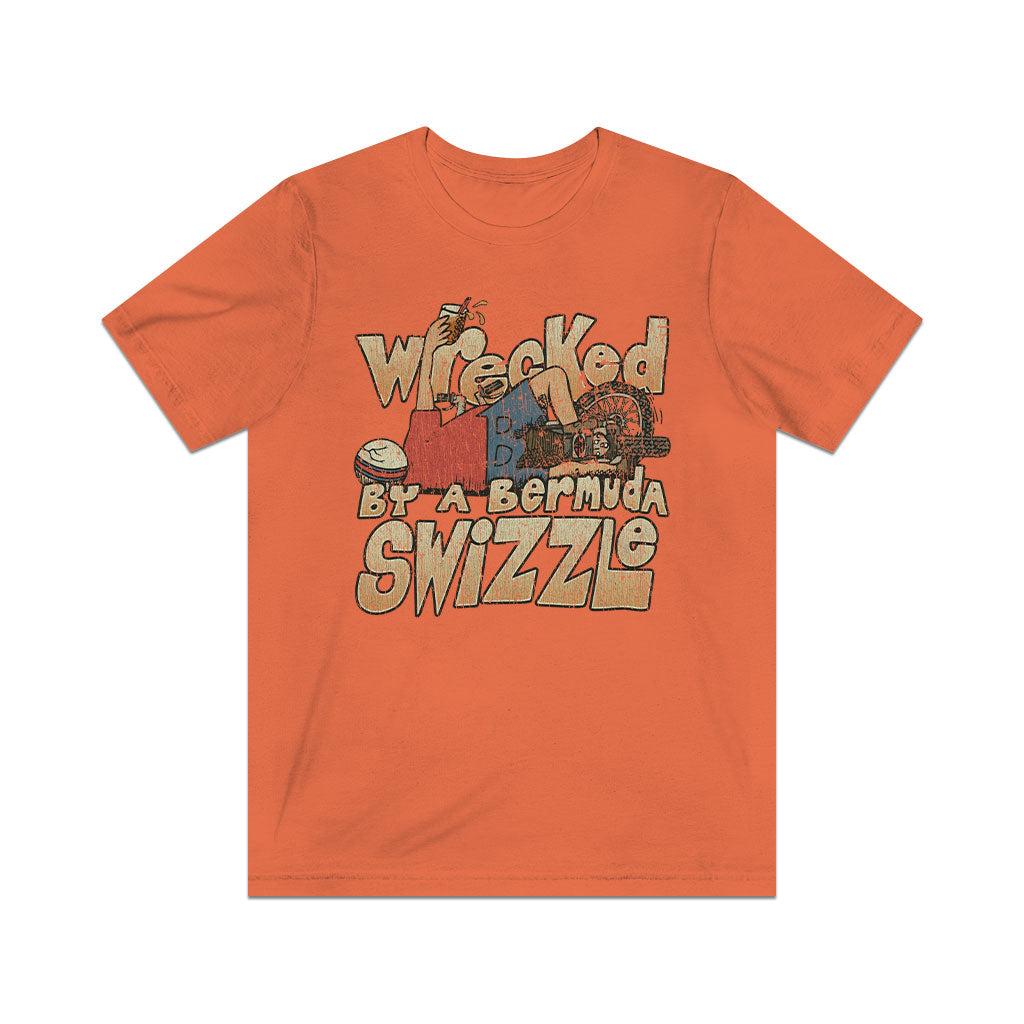 Wrecked by a Bermuda Swizzle 1983 Vintage Men's T-Shirt