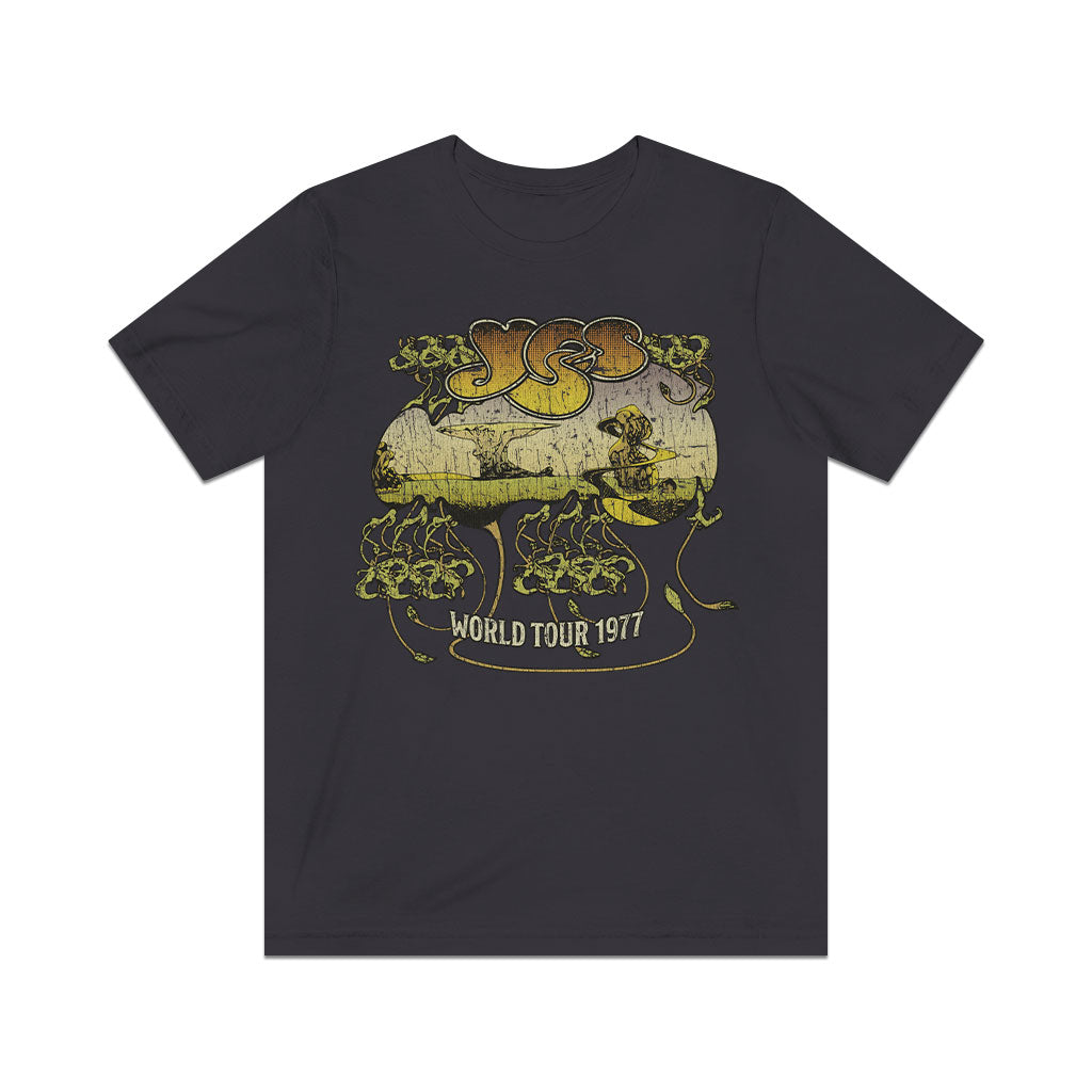 Yes World Tour 1977 Vintage Men's T-Shirt