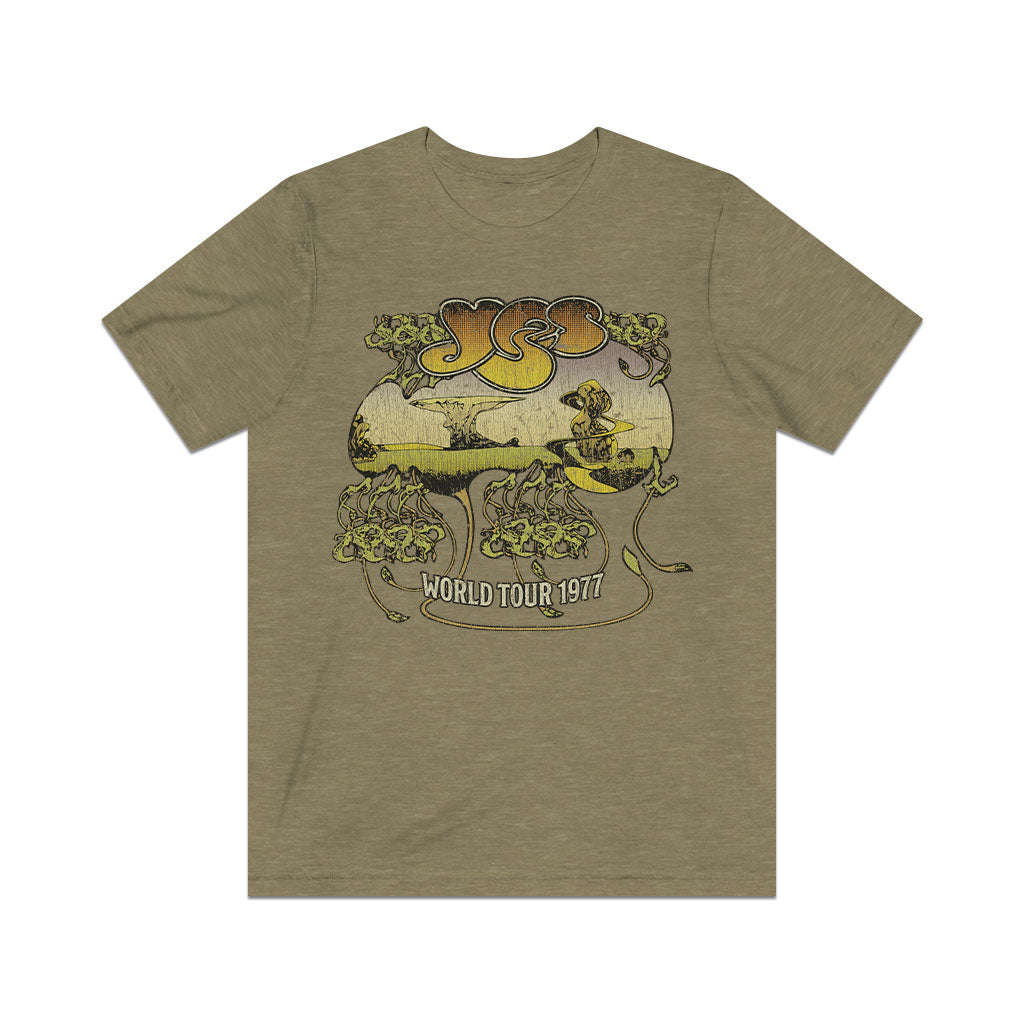 Yes World Tour 1977 Vintage Men's T-Shirt