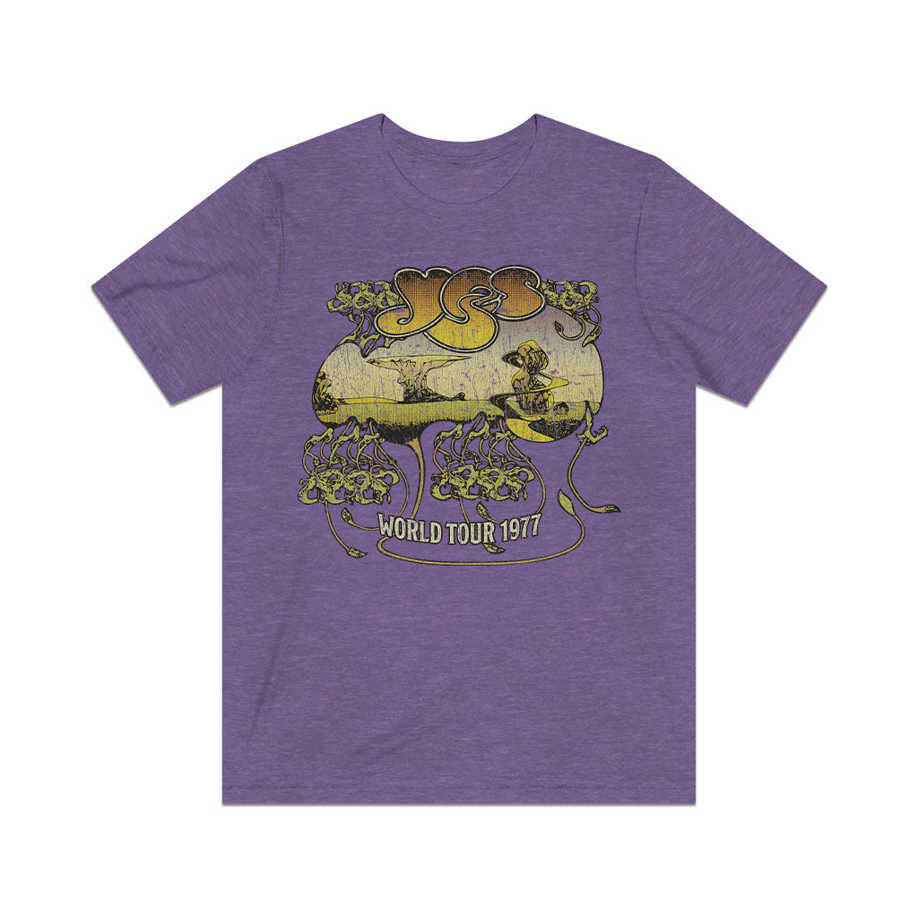 Yes World Tour 1977 Vintage Men's T-Shirt