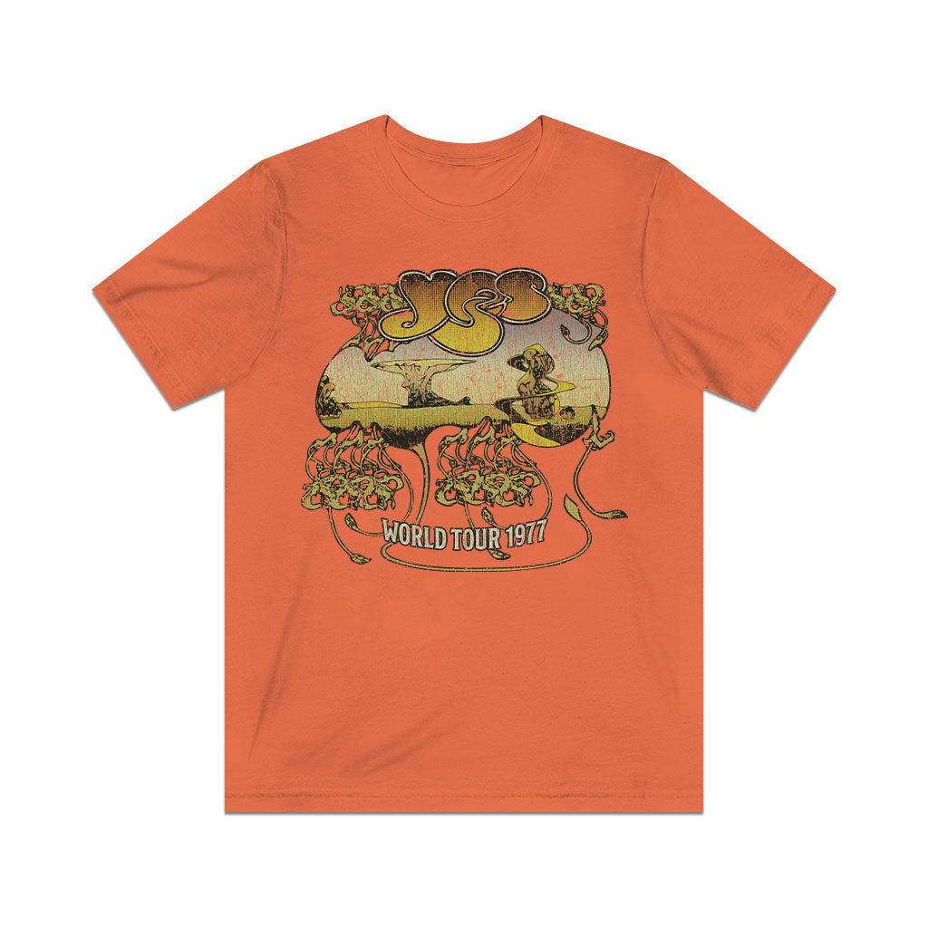 Yes World Tour 1977 Vintage Men's T-Shirt