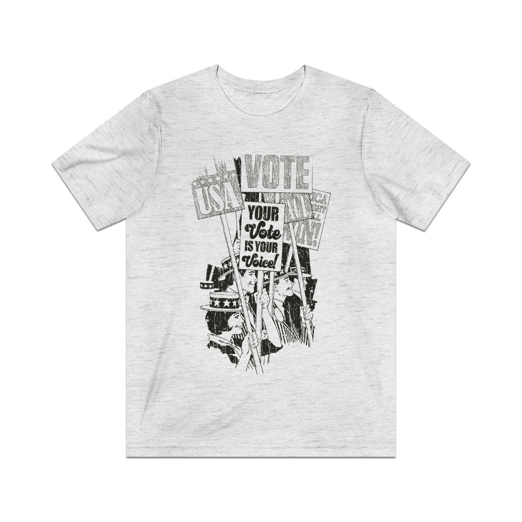 Your Vote is Your Voice 1972 Vintage Men's T-Shirt