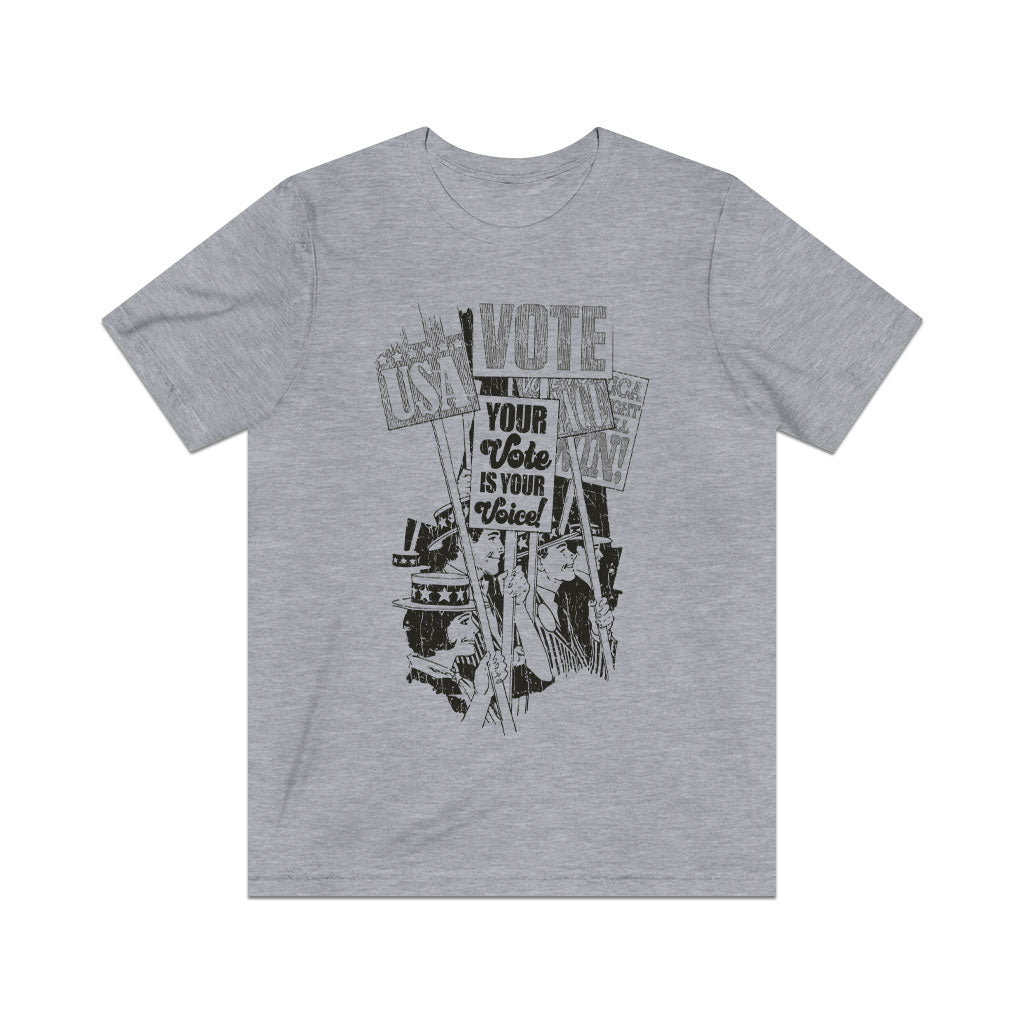 Your Vote is Your Voice 1972 Vintage Men's T-Shirt