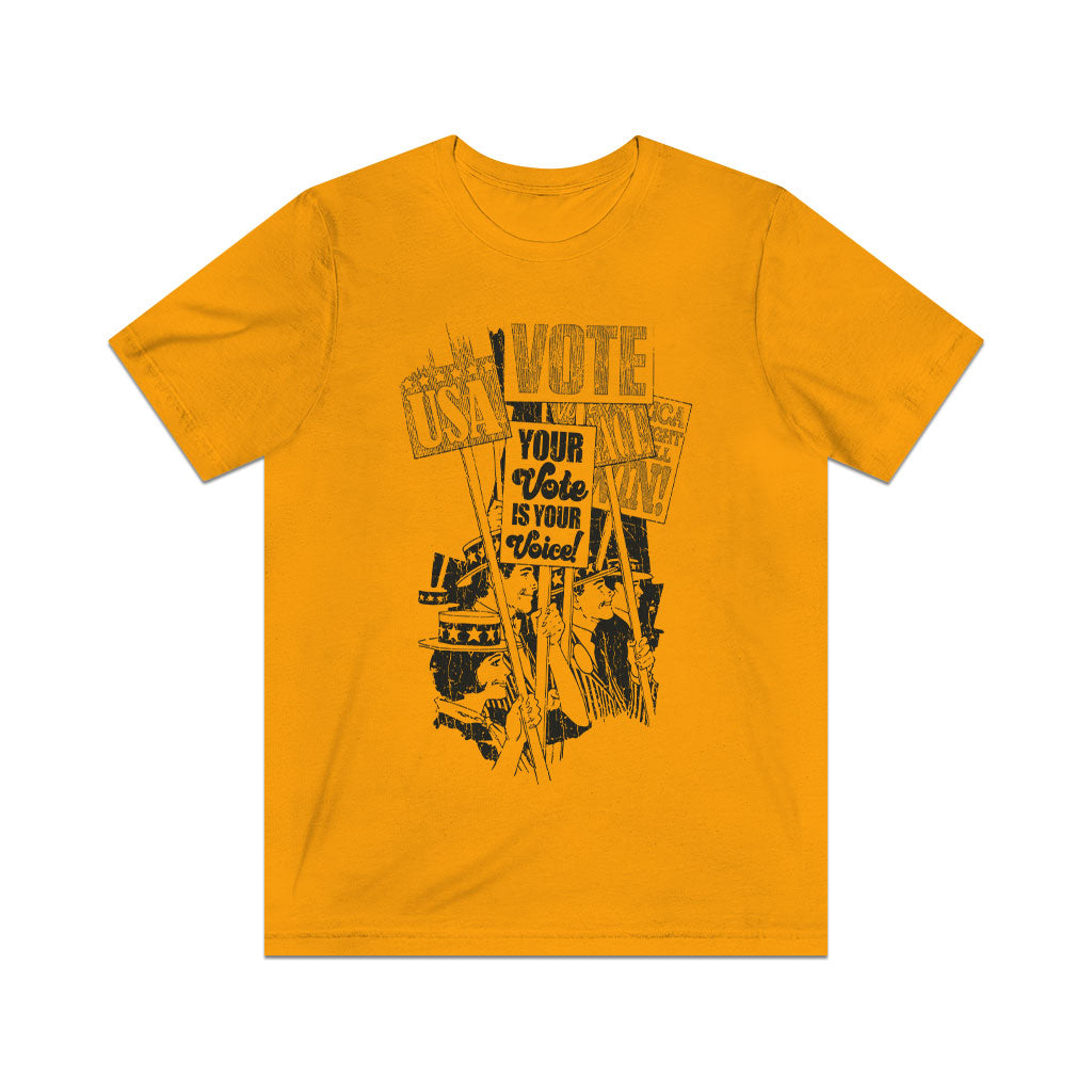 Your Vote is Your Voice 1972 Vintage Men's T-Shirt