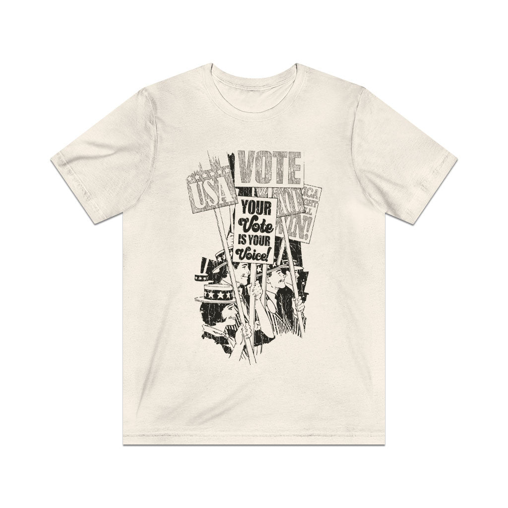 Your Vote is Your Voice 1972 Vintage Men's T-Shirt