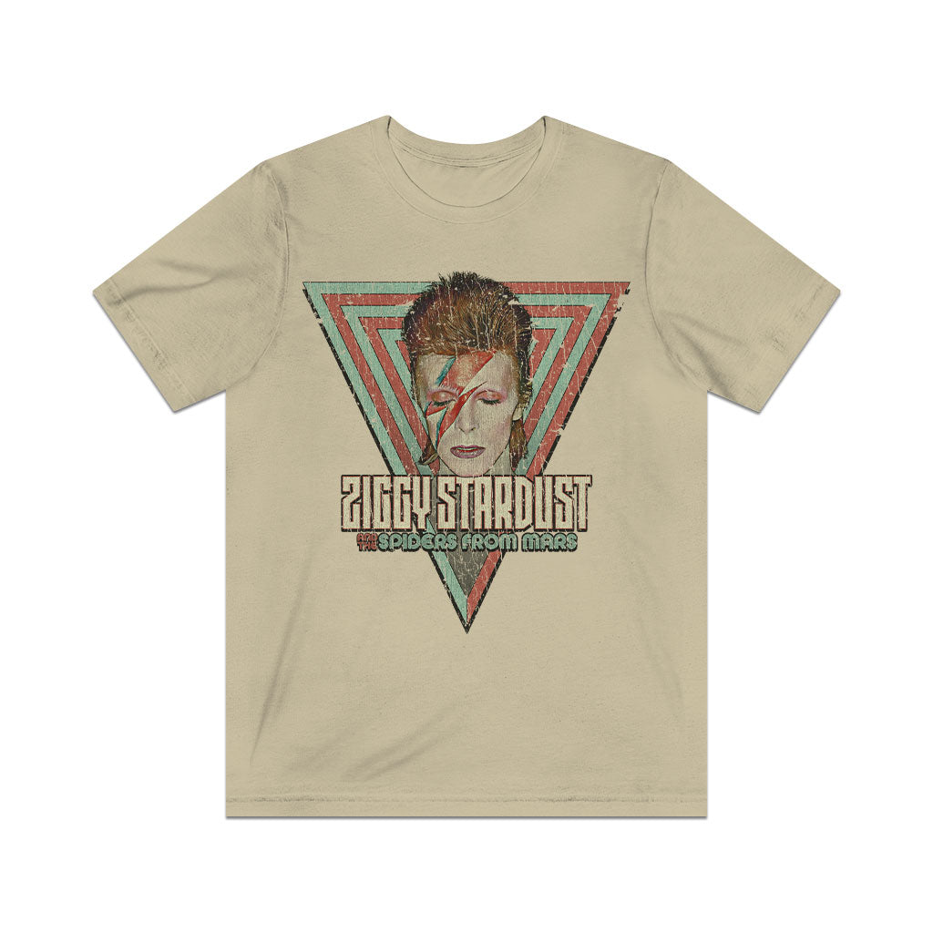 Ziggy Stardust and The Spiders from Mars 1972  Vintage Men's T-Shirt