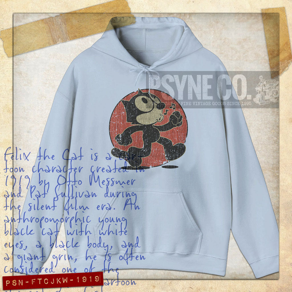 Felix The Cat Just Keep Walking 1919 Vintage Men's Hoodie