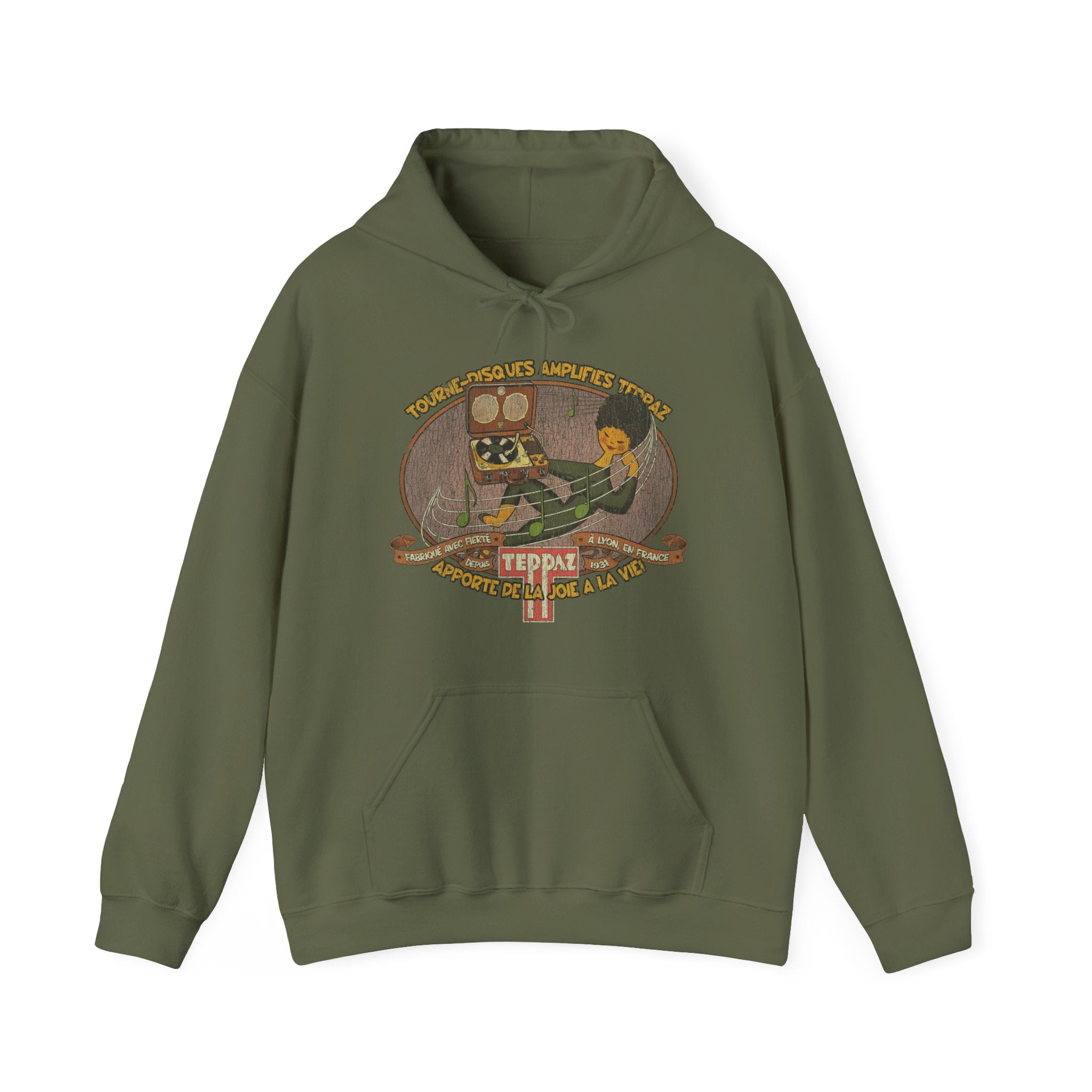 Tourne-Disques Amplifiés Teppaz 1956 Vintage Men's Hoodie
