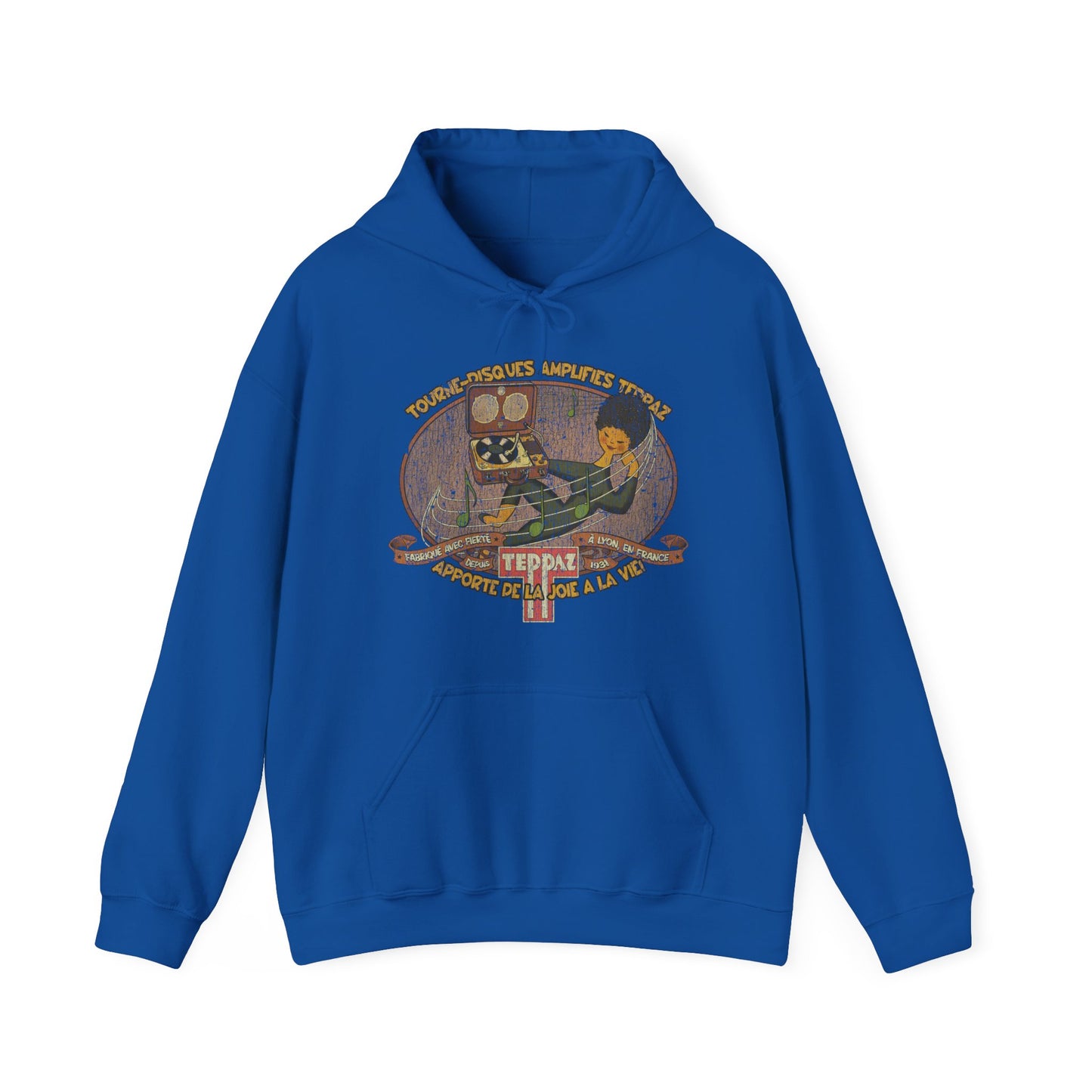 Tourne-Disques Amplifiés Teppaz 1956 Vintage Men's Hoodie