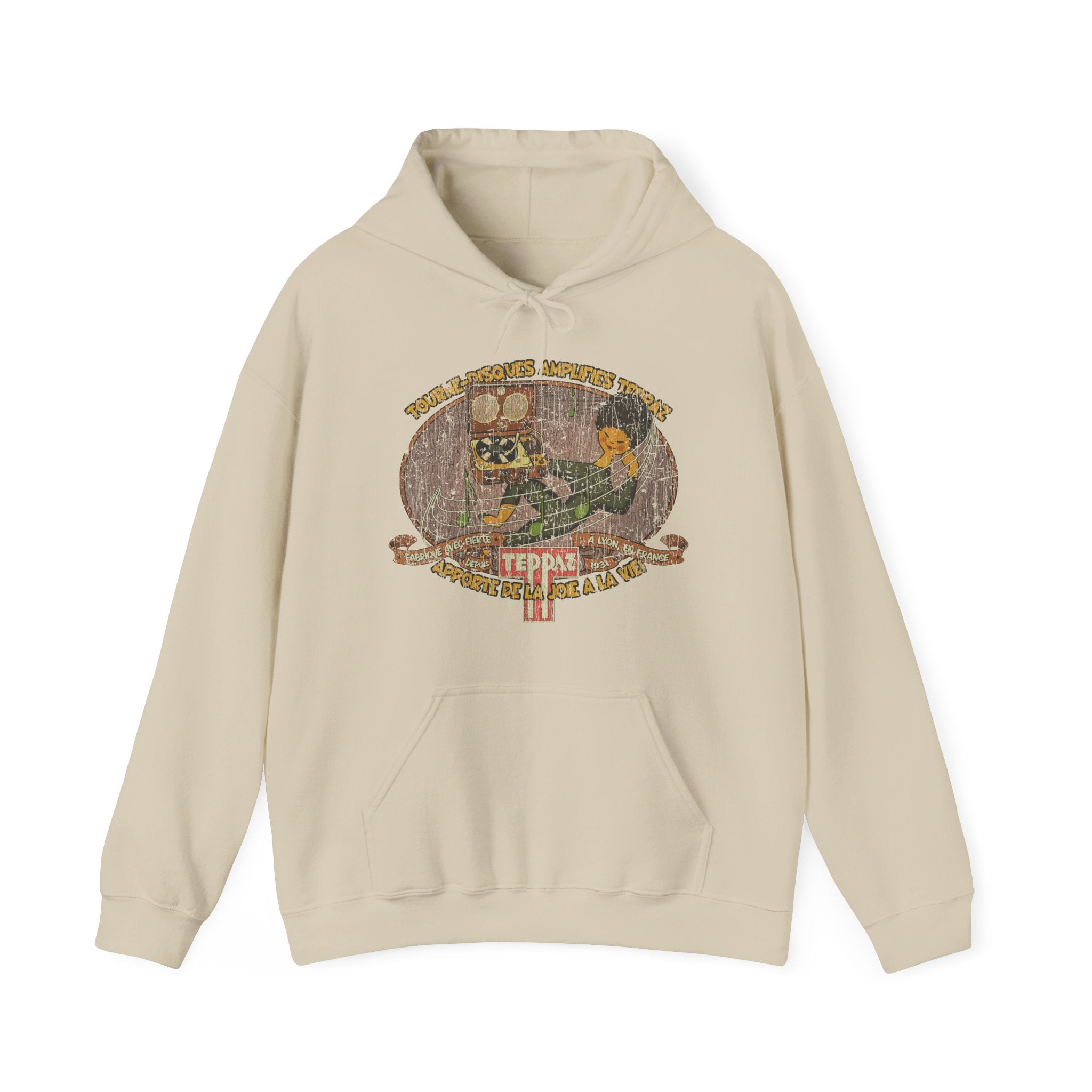 Tourne-Disques Amplifiés Teppaz 1956 Vintage Men's Hoodie