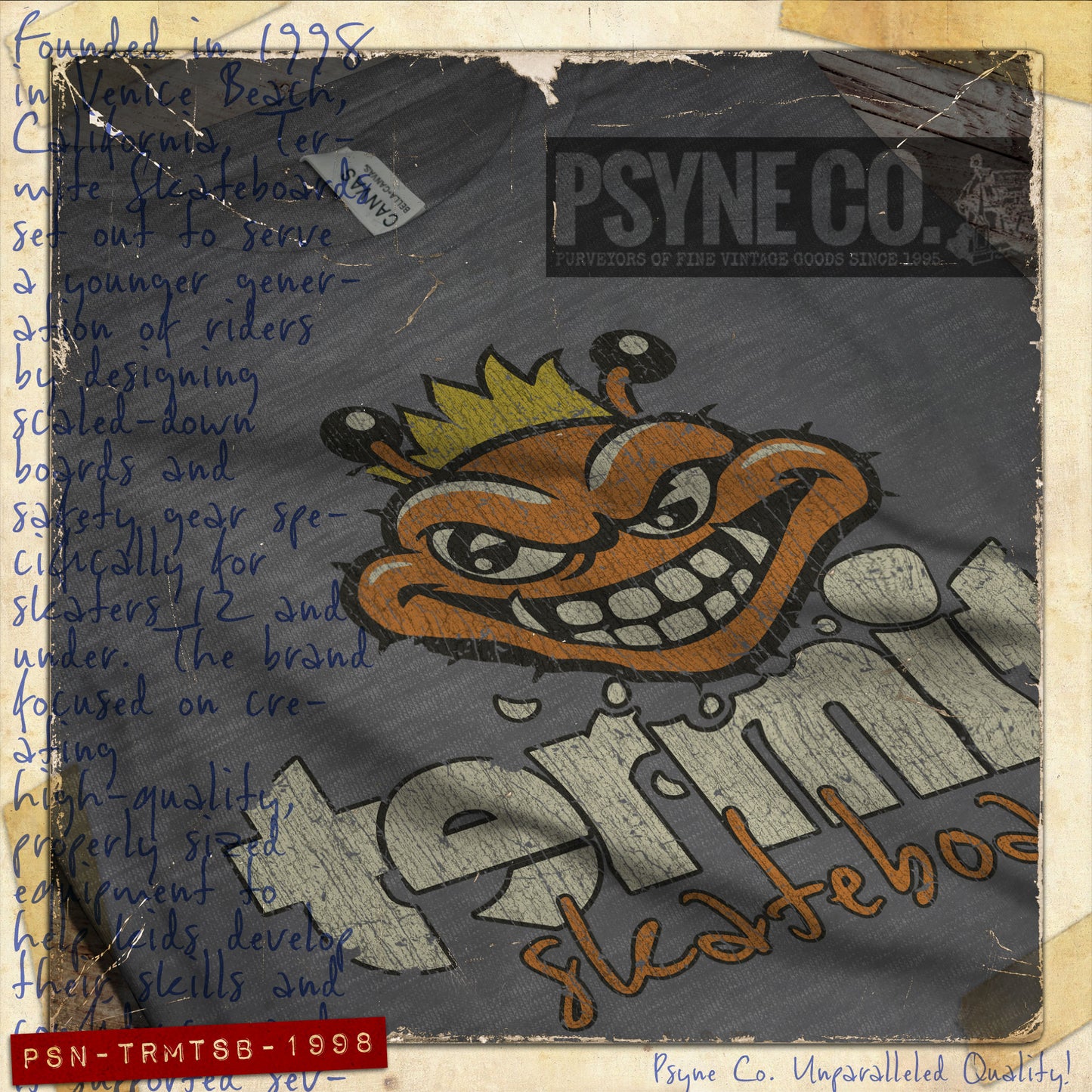 Termite Skateboards 1998 Vintage Men's T-Shirt