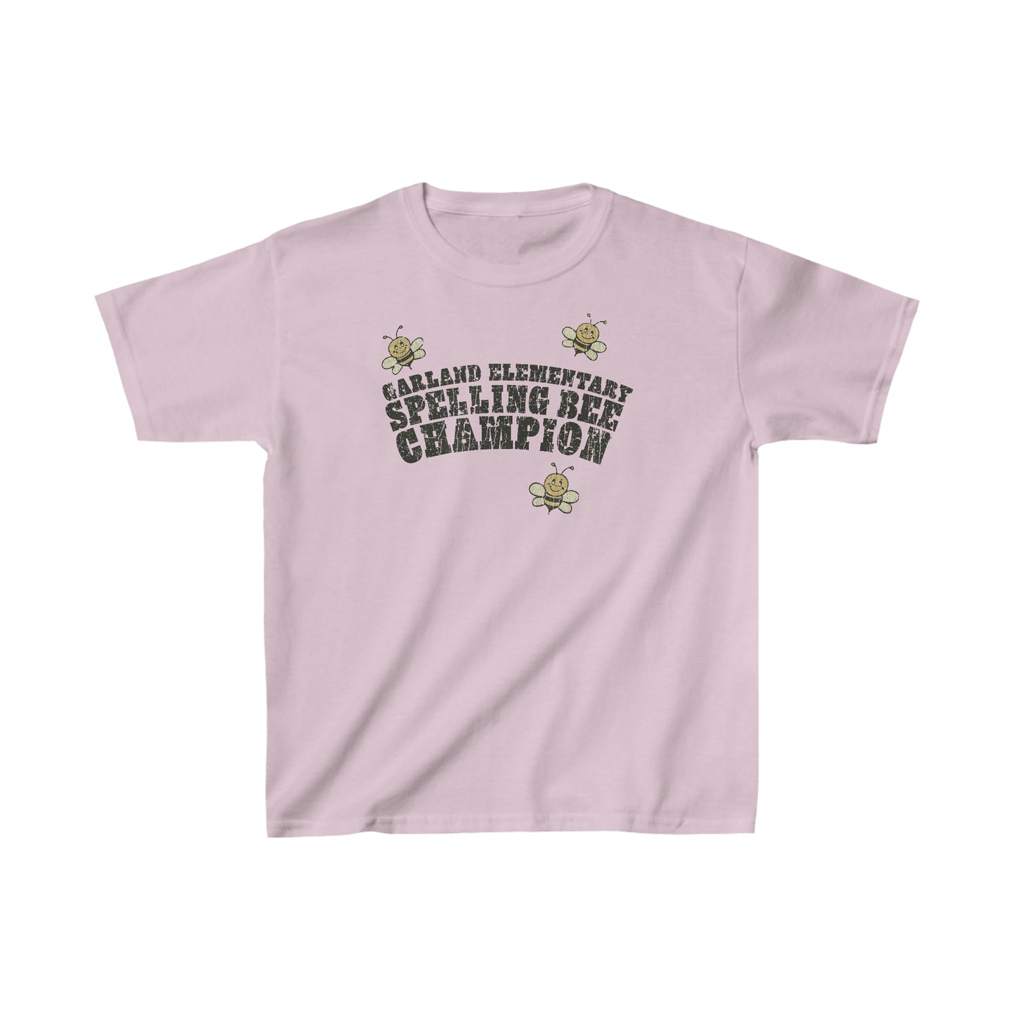 Garland Elementary Spelling Bee Champion 1973 Vintage Kid's T-Shirt