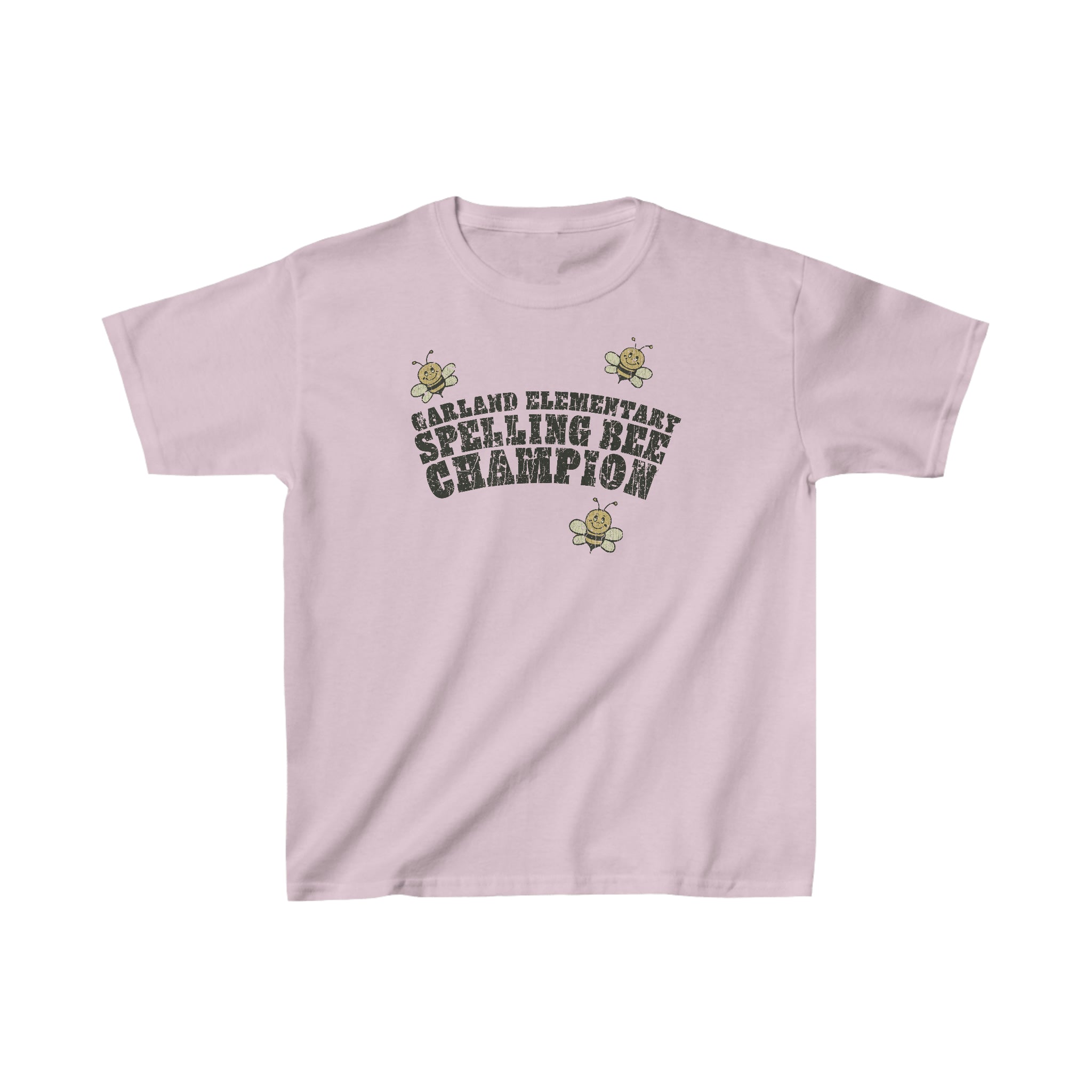 Garland Elementary Spelling Bee Champion 1973 Vintage Kid's T-Shirt
