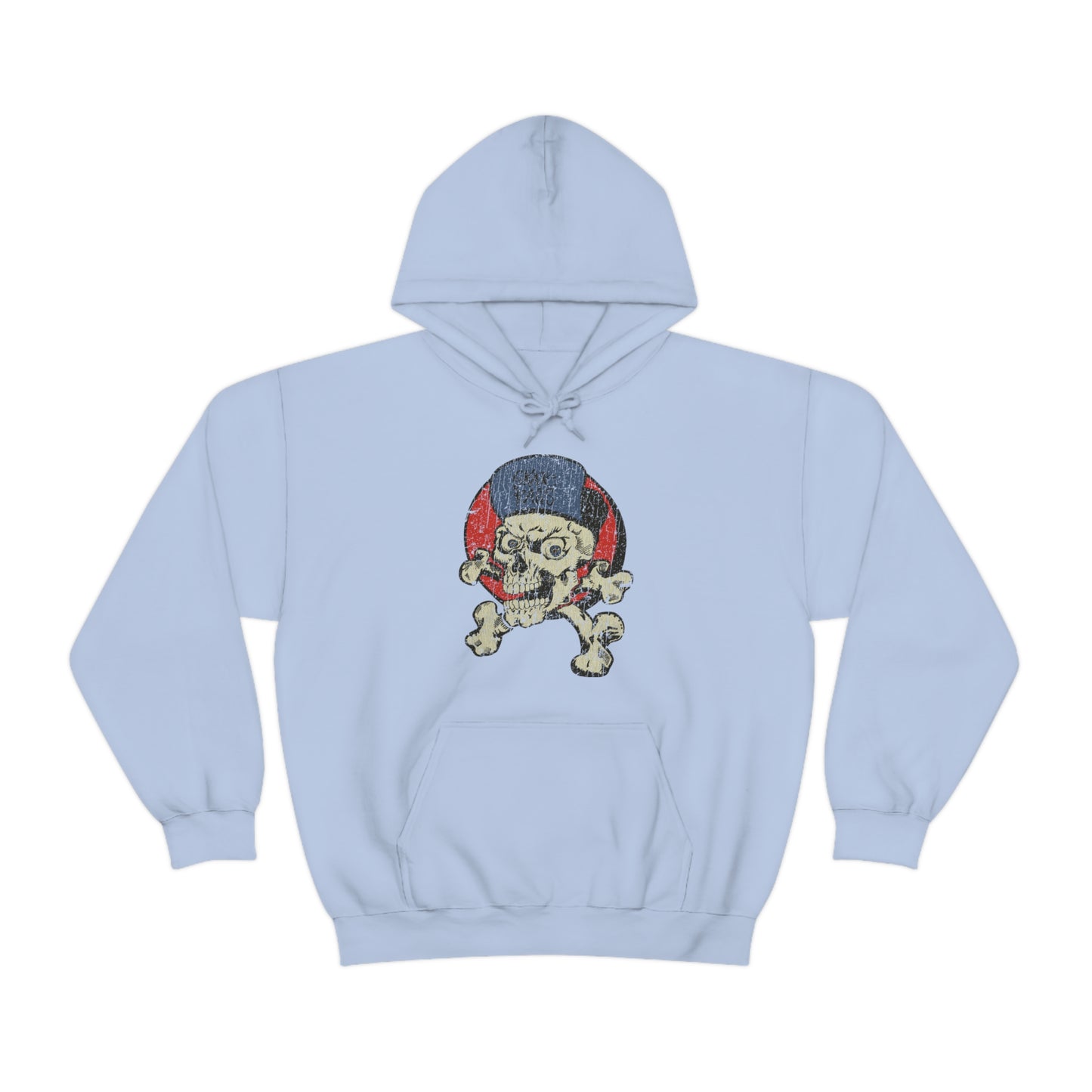 Skate Rags Skull and Crossbones 1985 Vintage Men's Hoodie