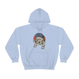 Skate Rags Skull and Crossbones 1985 Vintage Men's Hoodie