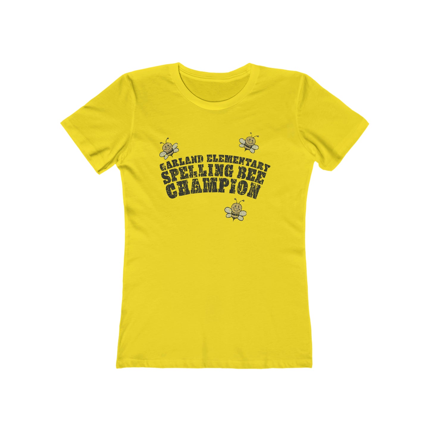 Garland Elementary Spelling Bee Champion 1973 Vintage Women's T-Shirt
