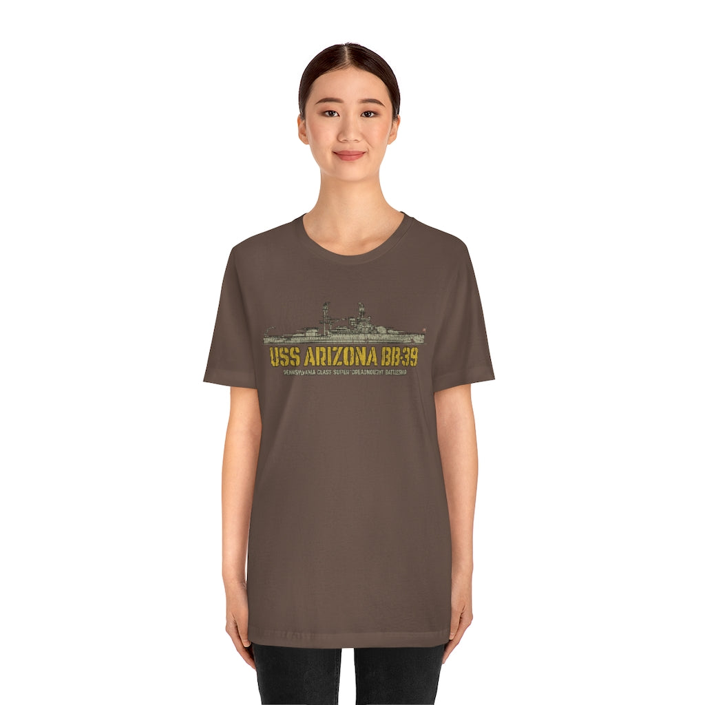 USS Arizona BB-39 1916 Vintage Men's T-Shirt