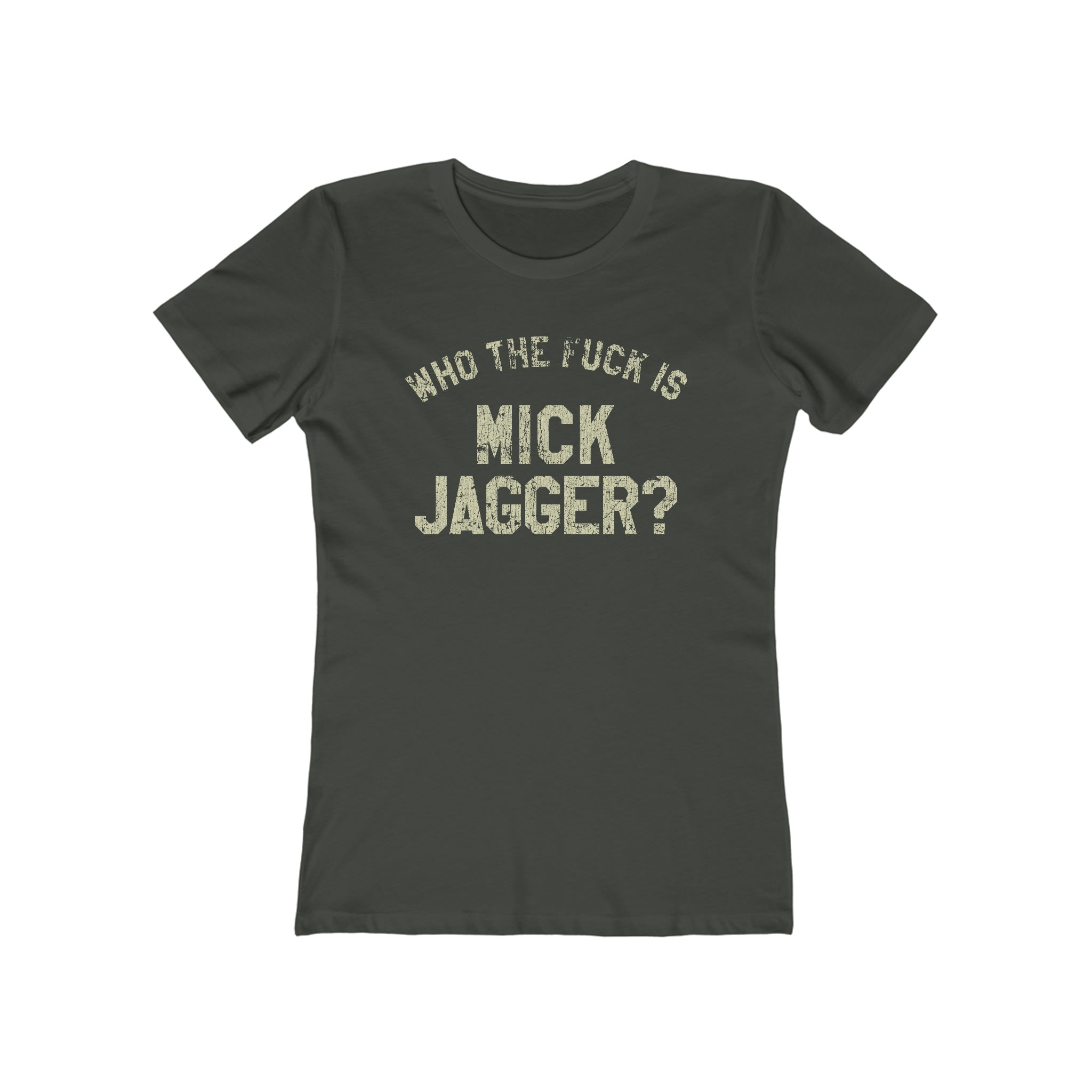 Who The  F@#!Is Mick Jagger 1975 Vintage Women's T-Shirt