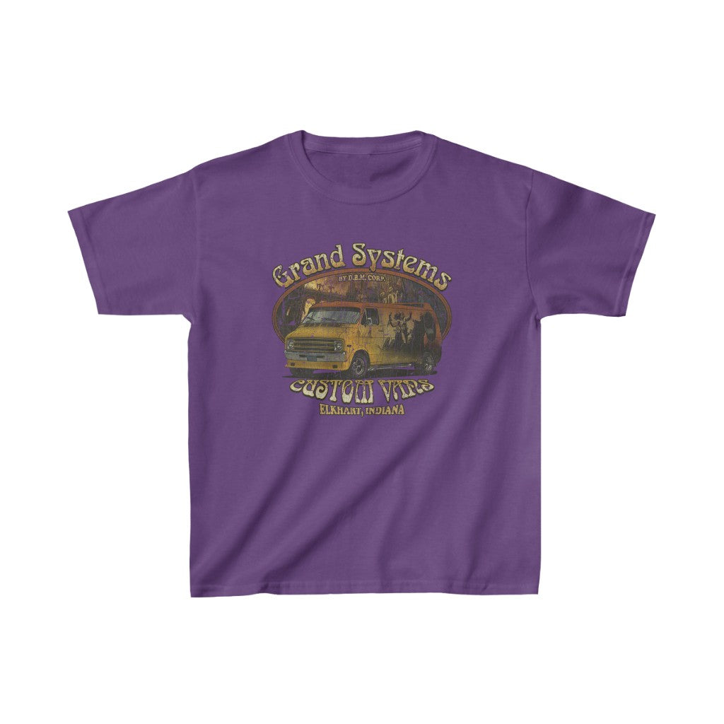 Grand Systems Custom Vans 1977 Vintage Kid's T-Shirt