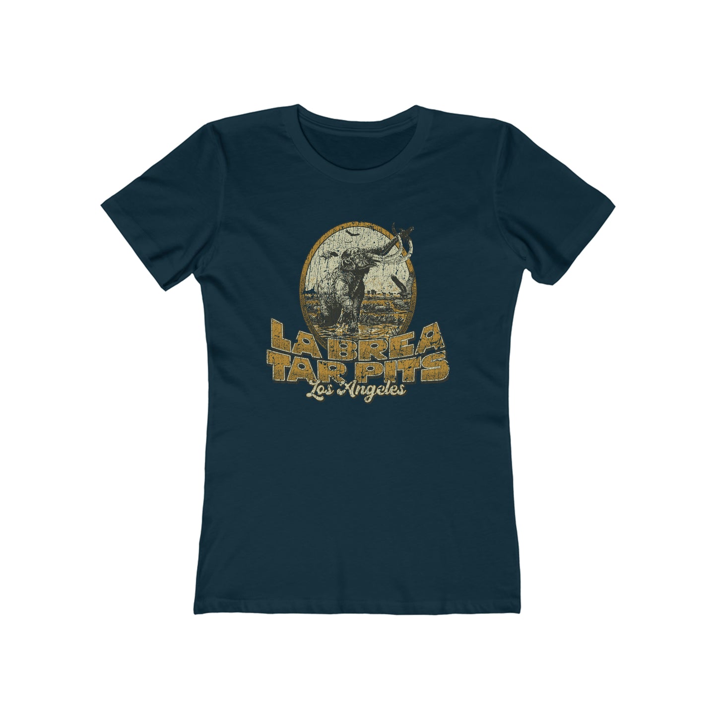 La Brea Tar Pits 1977 Vintage Women's T-Shirt