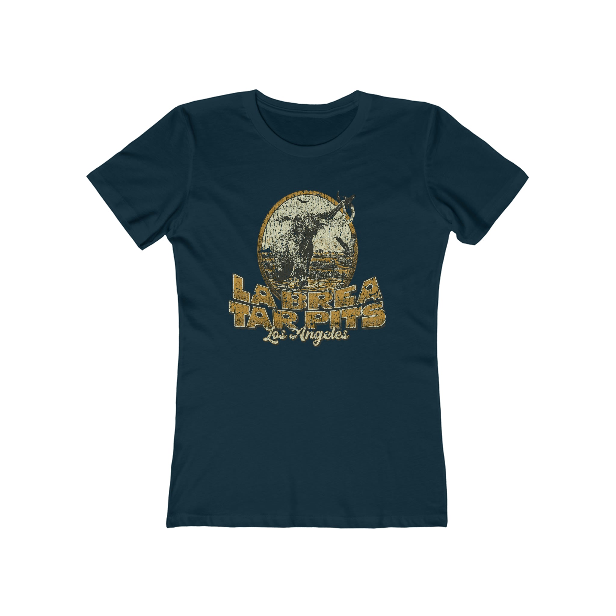 La Brea Tar Pits 1977 Vintage Women's T-Shirt