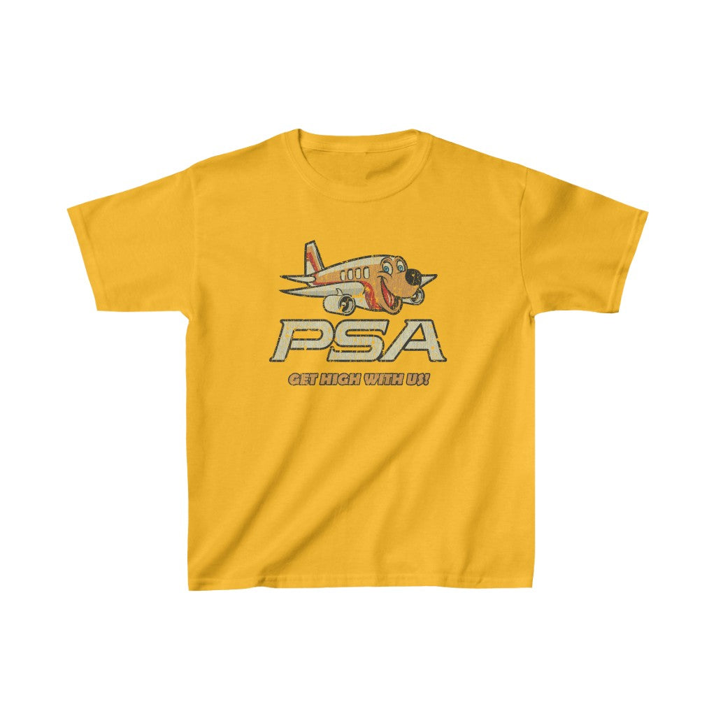 Pacific Southwest Airlines (PSA) 1982 Vintage Kid's T-Shirt