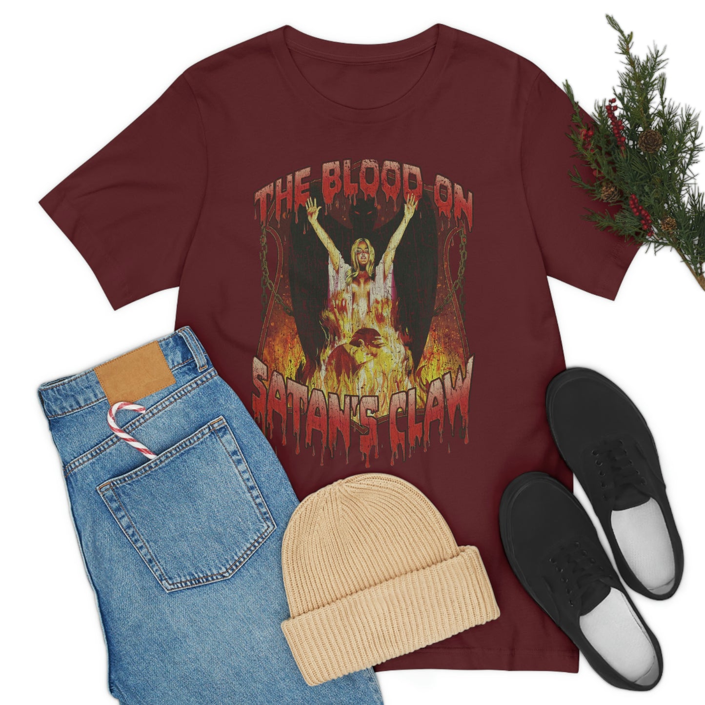 The Blood on Satan's Claw 1971 Vintage Men's T-Shirt