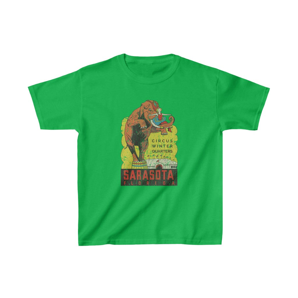 Sarasota Circus Winter Quarters 1927 Vintage Kid's T-Shirt