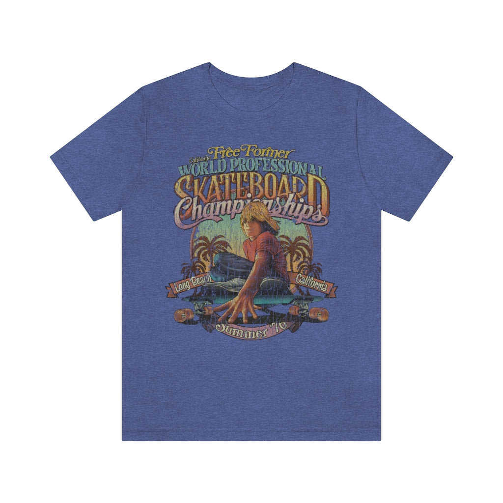 Free Former World Professional Skateboard Championships 1976 Vintage Men's T-Shirt