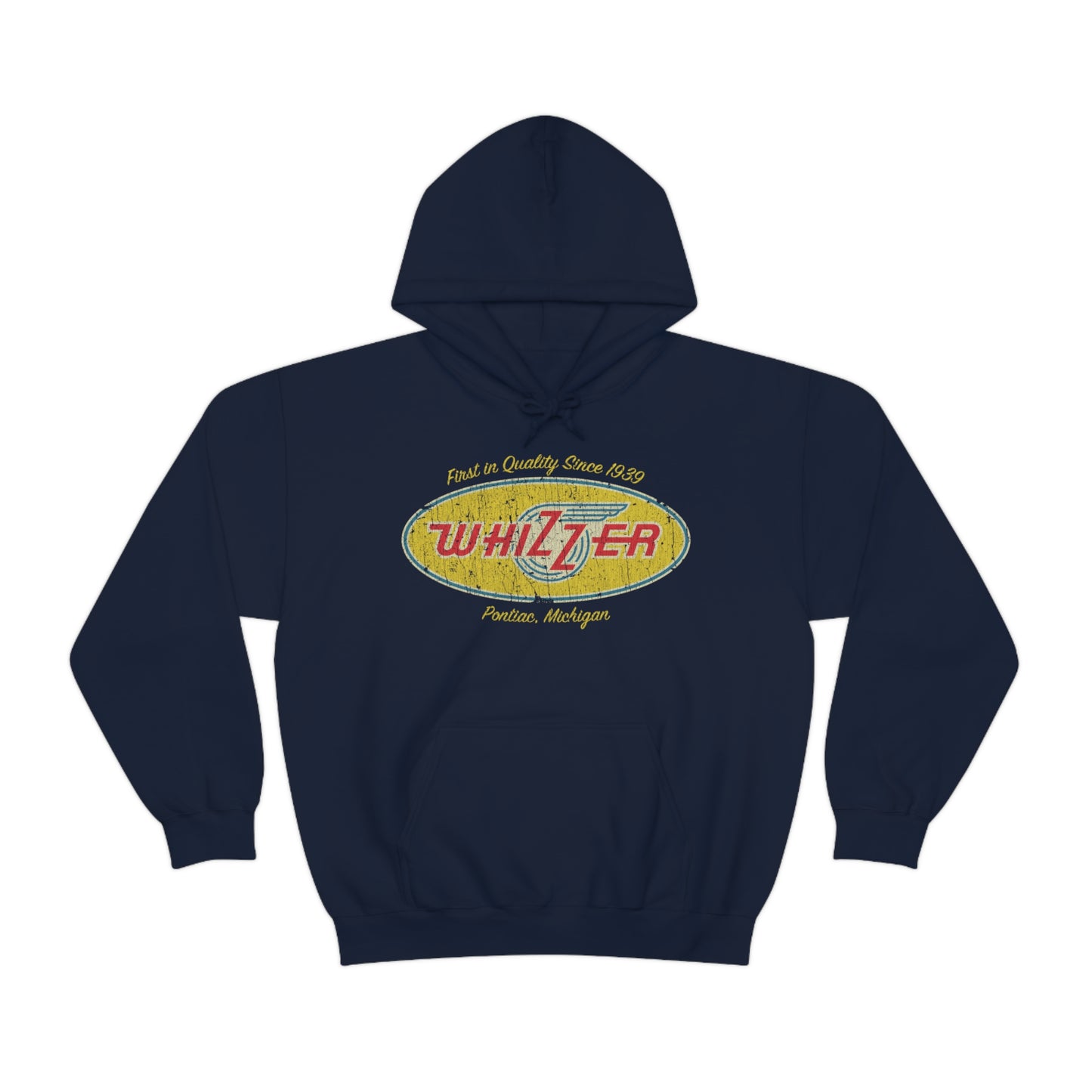 Whizzer Motorcycles 1939 Vintage Men's Hoodie
