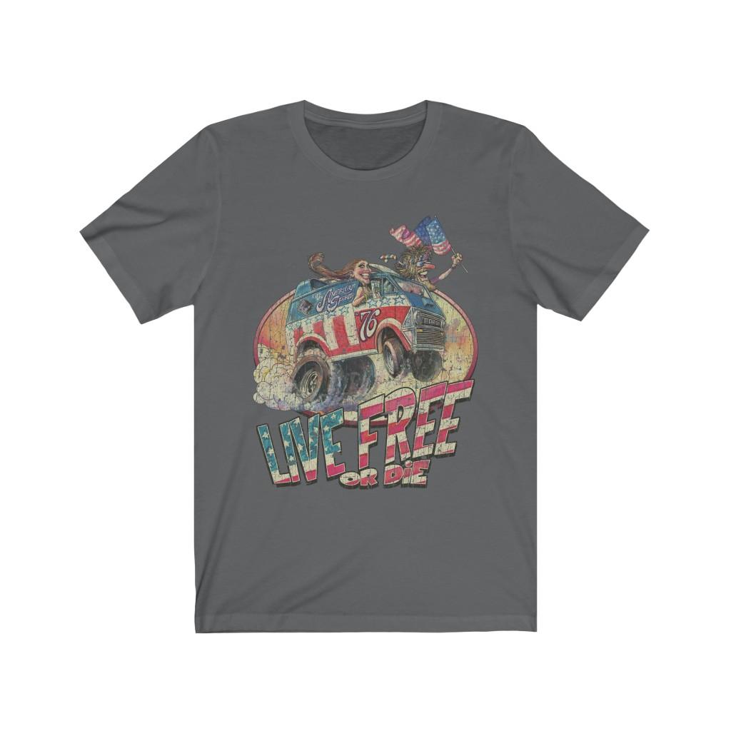 Live Free or Die 1976 Vintage Men's T-Shirt
