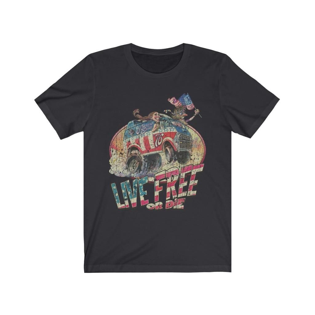Live Free or Die 1976 Vintage Men's T-Shirt