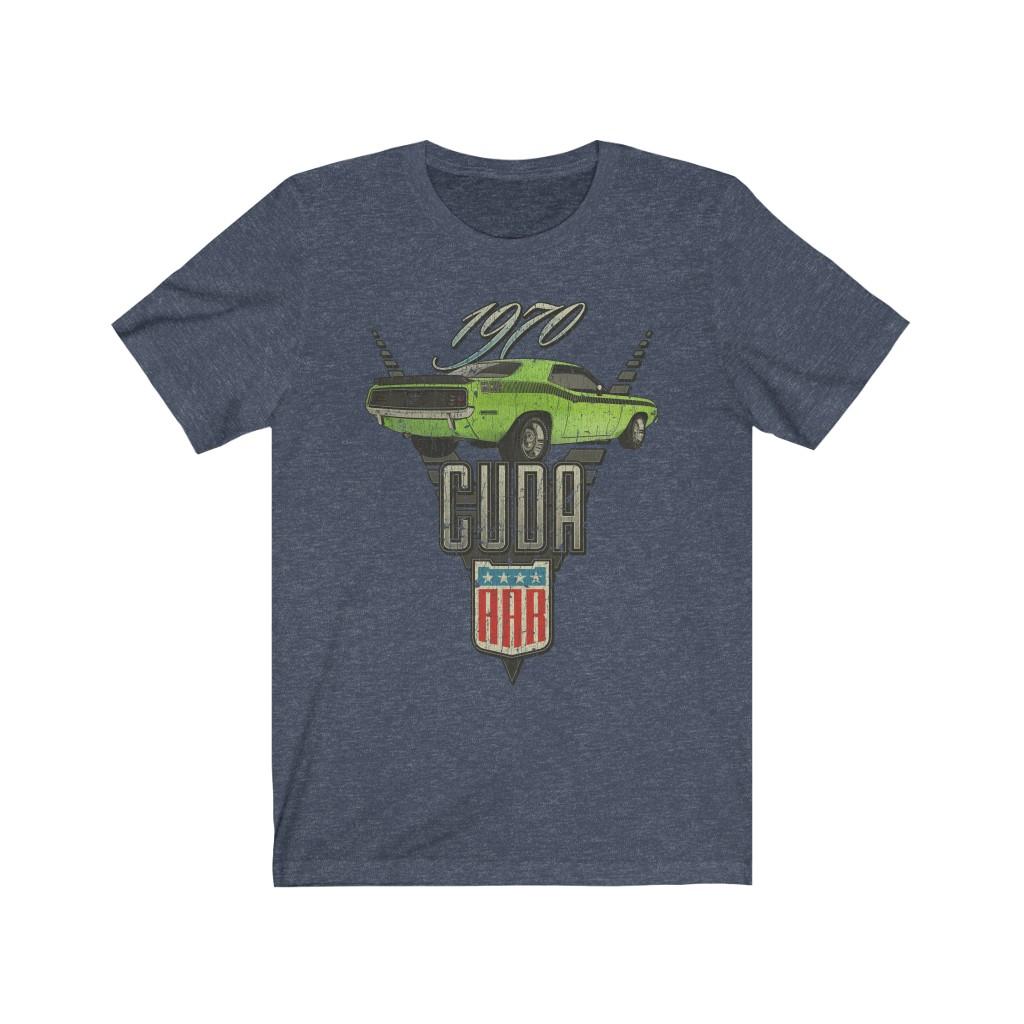 Cuda AAR 1970 Lime Light Green Vintage T-Shirt