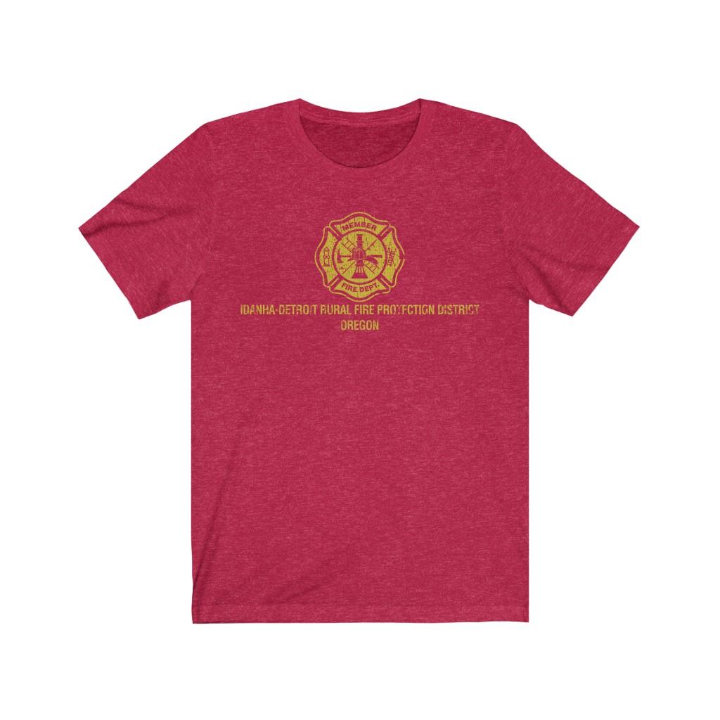 Idanha-Detroit Rural Fire 1960 Vintage Men's T-Shirt