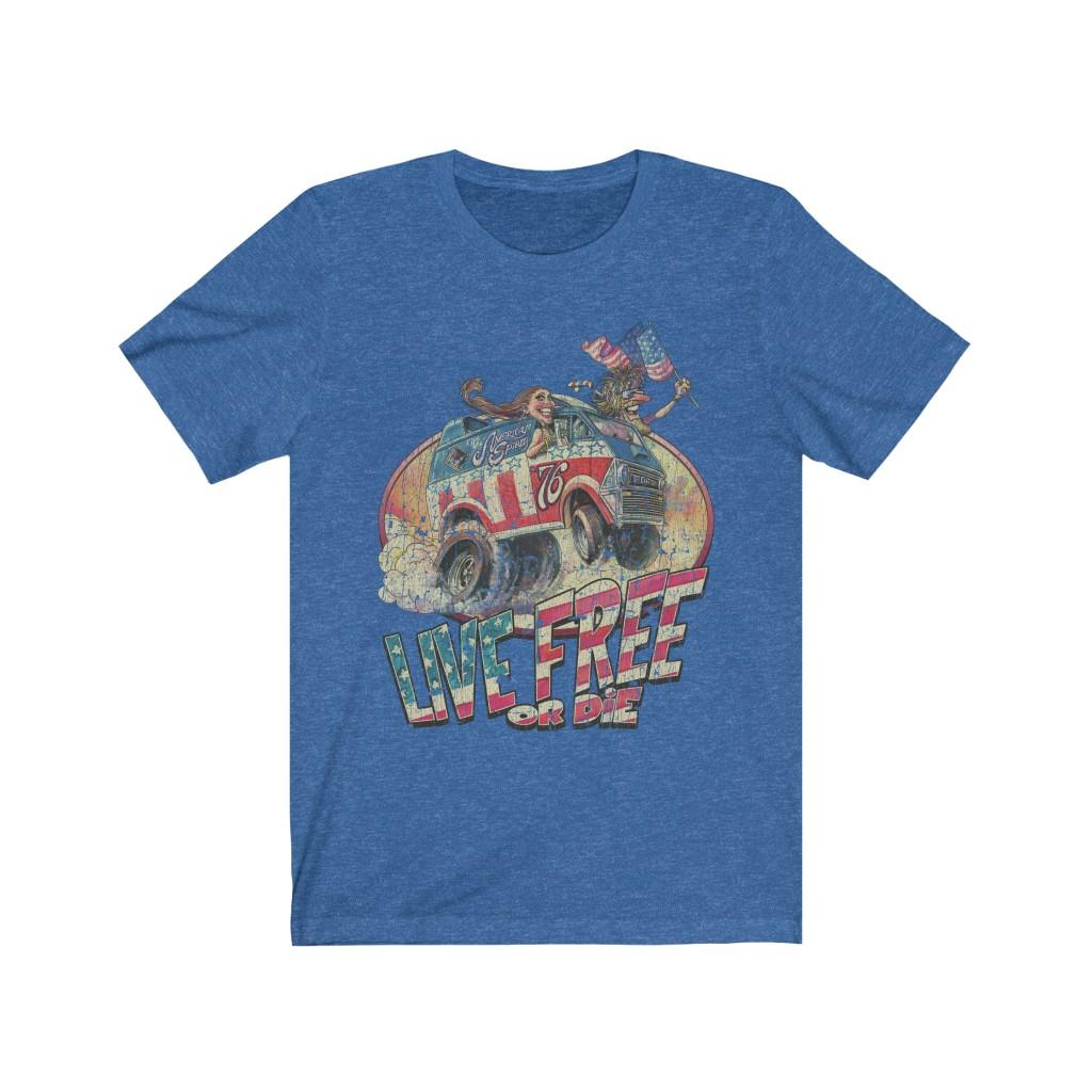 Live Free or Die 1976 Vintage Men's T-Shirt
