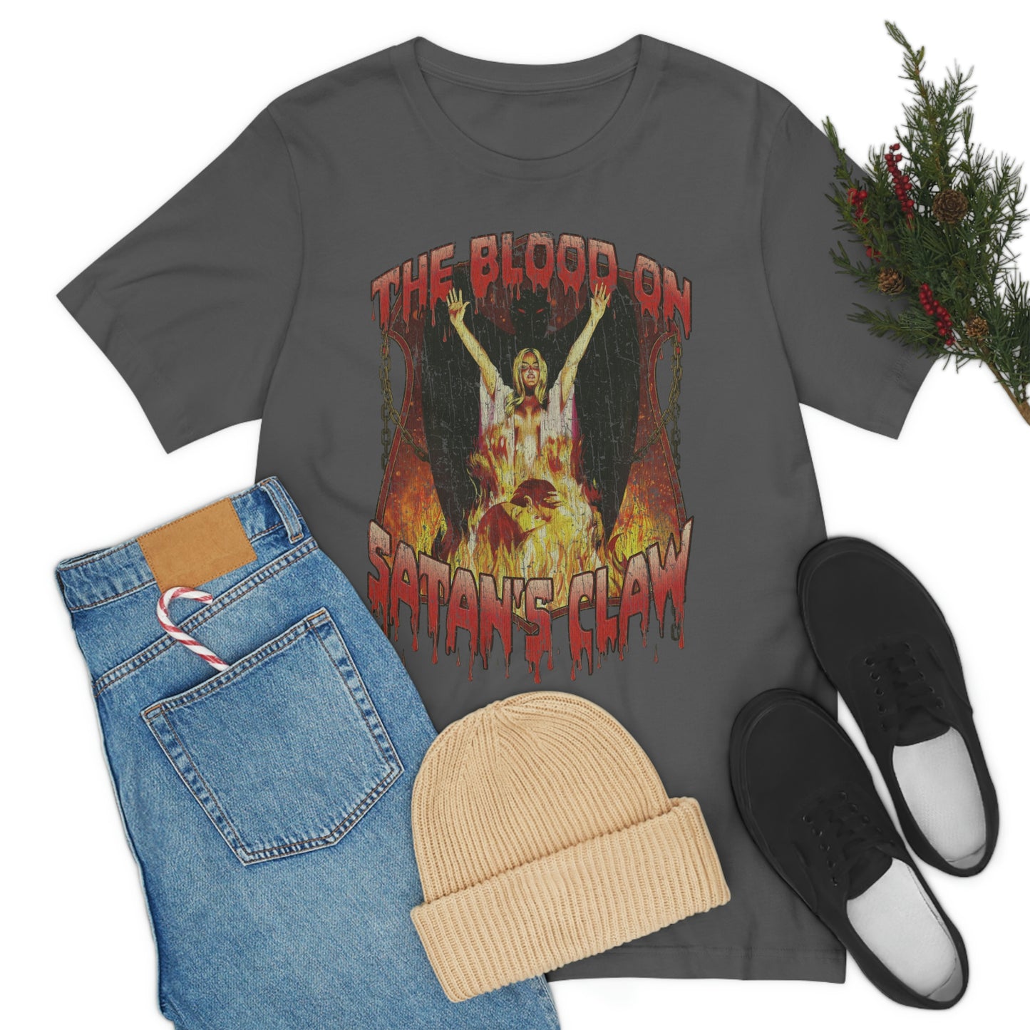 The Blood on Satan's Claw 1971 Vintage Men's T-Shirt