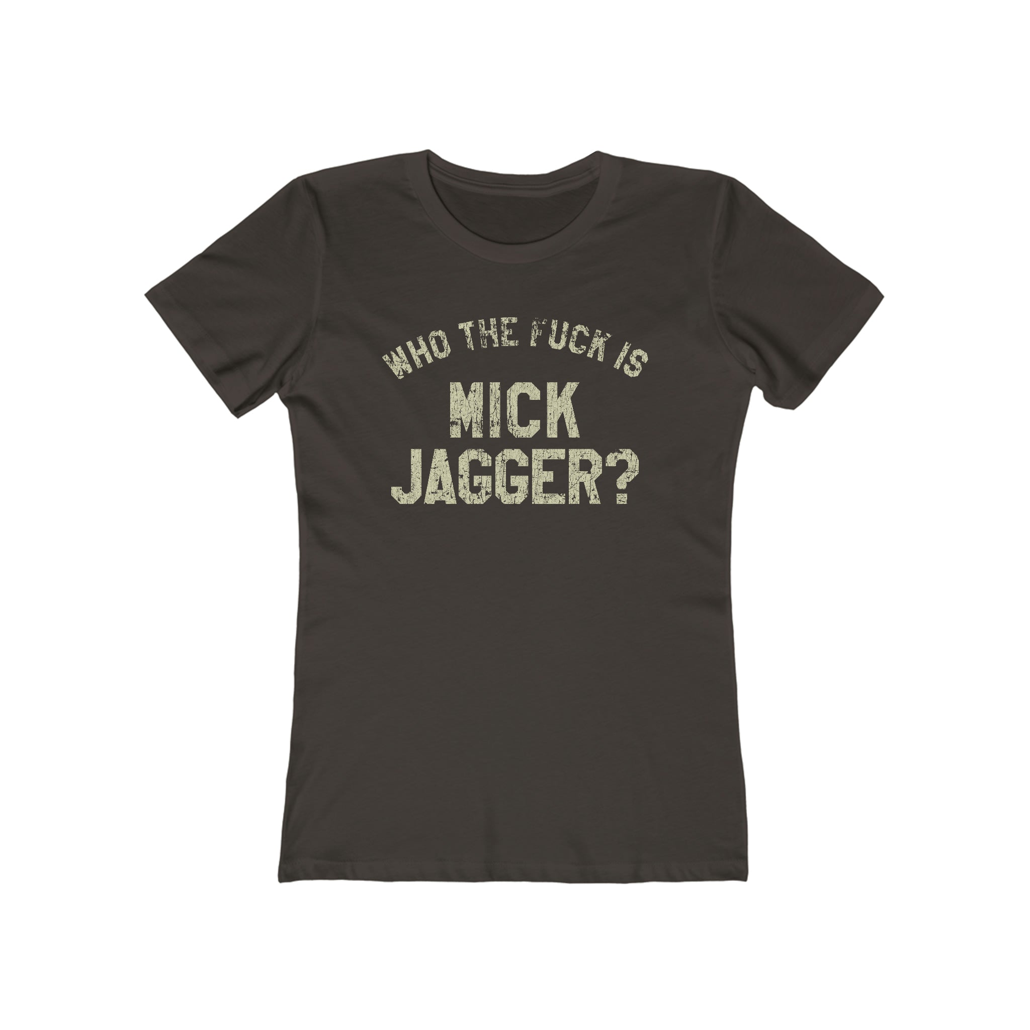 Who The  F@#!Is Mick Jagger 1975 Vintage Women's T-Shirt