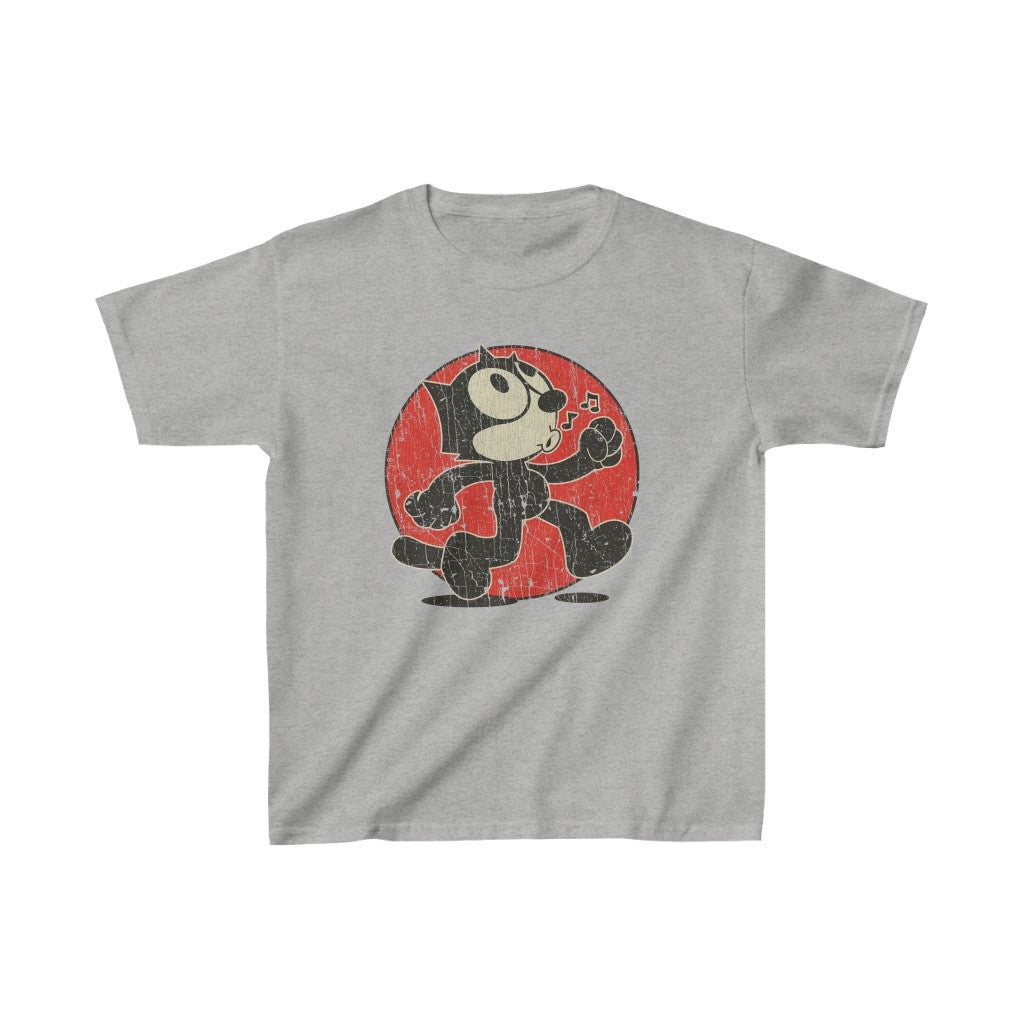 Felix The Cat Keep Walking 1919 Vintage Kid's T-Shirt