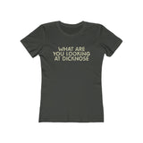 What Are You Looking At Dicknose 1985 Vintage Women's T-Shirt