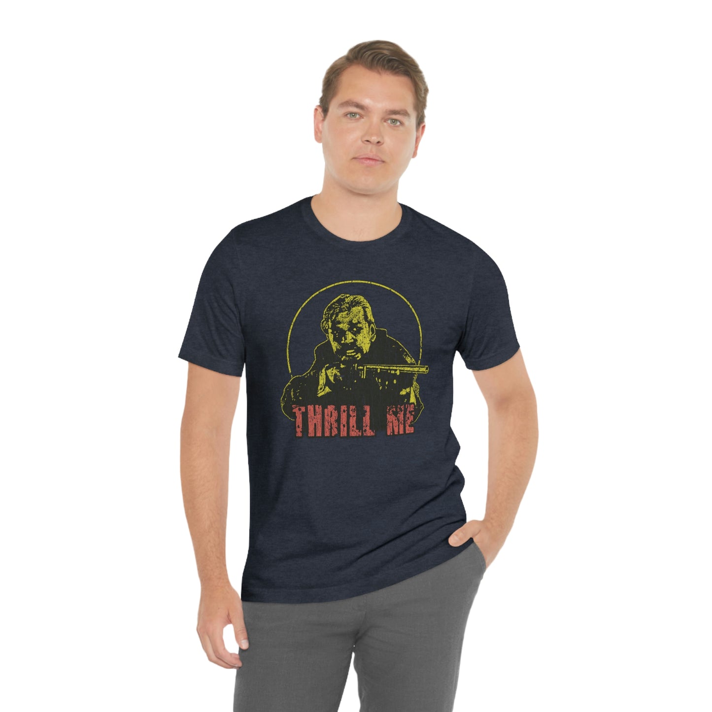 Night of the Creeps Thrill Me 1986 Vintage Men's T-Shirt