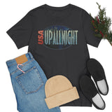 USA Up All Night 1989 Vintage Men's T-Shirt