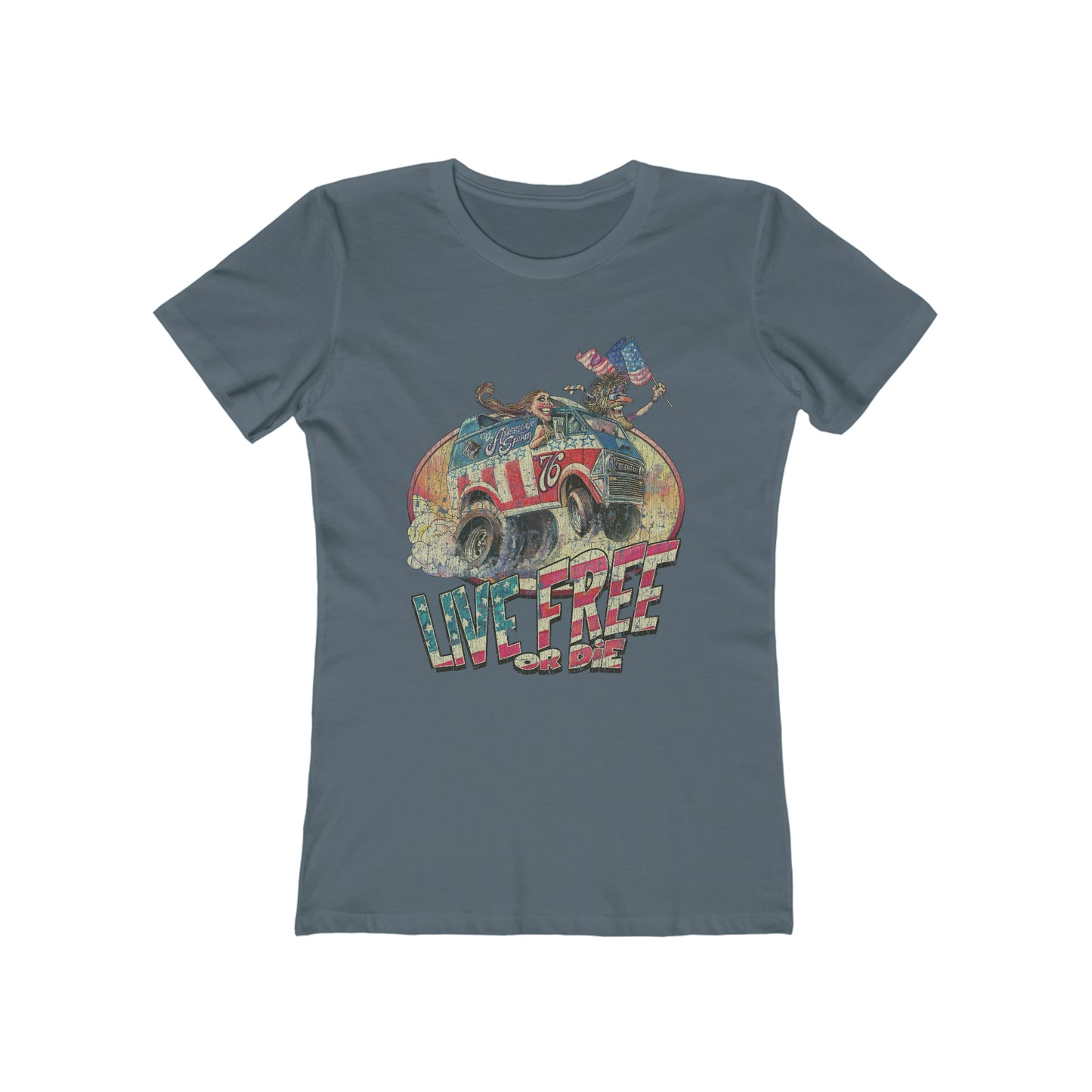 Live Free or Die 1976 Vintage Women's T-Shirt