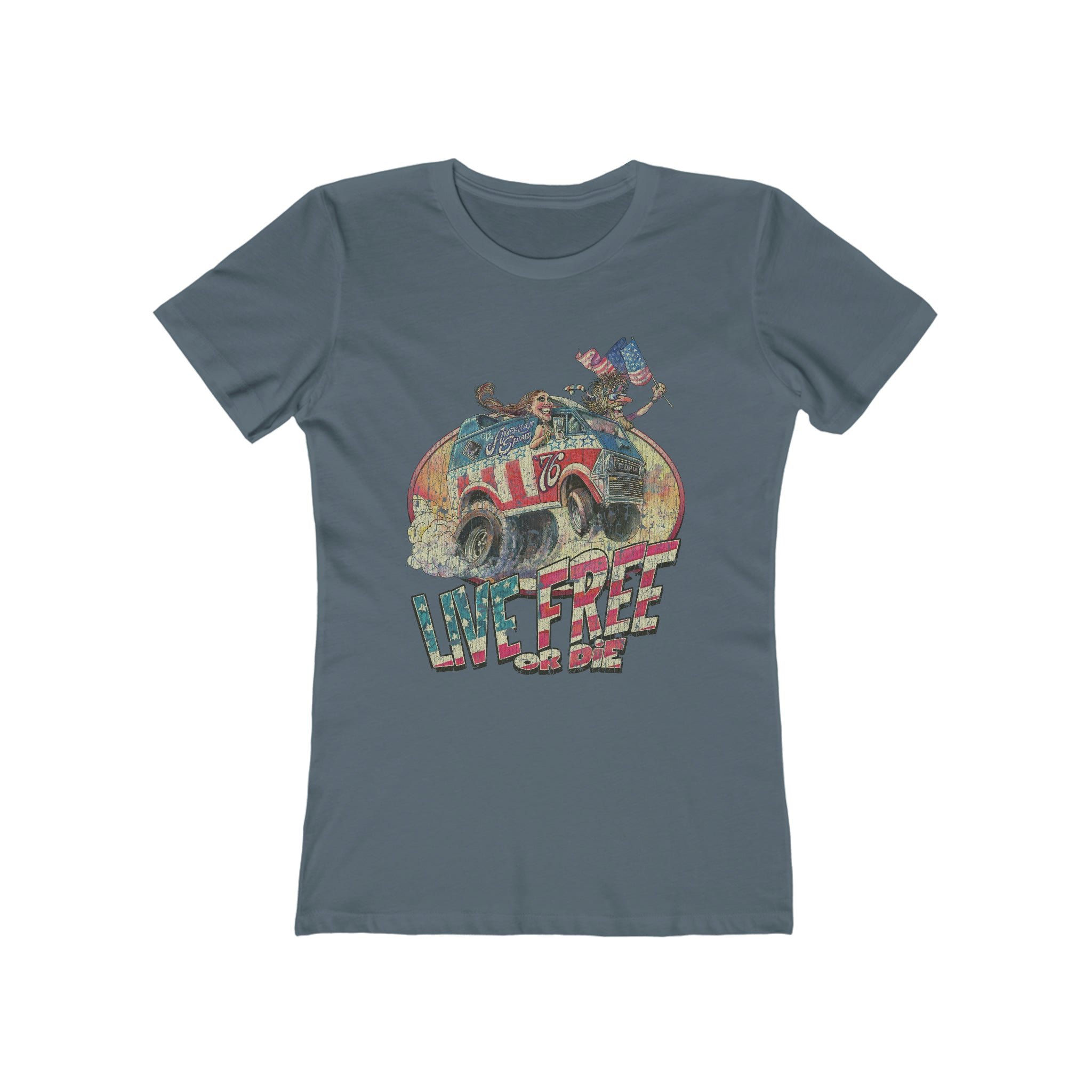 Live Free or Die 1976 Vintage Women's T-Shirt