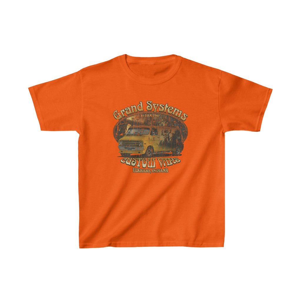 Grand Systems Custom Vans 1977 Vintage Kid's T-Shirt